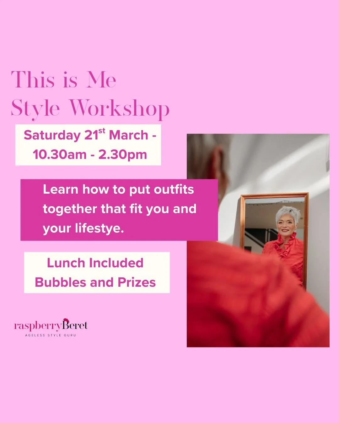 Grab your ticket - Outfit Composition is the secret to more style options, less overwhelm, more time and less panic buying. And I'm the Style Coach to inspire and guide you and to encourage you to show up every day as the queen you are.
Follow the li
