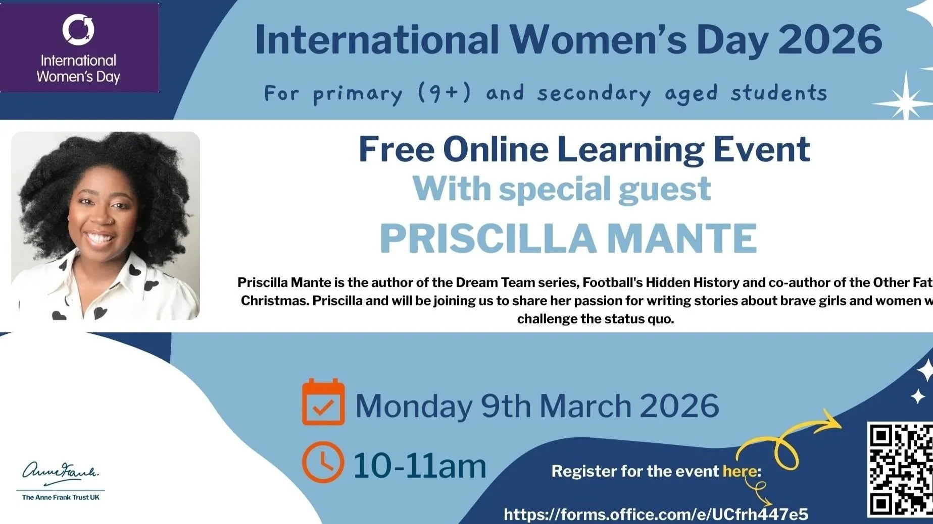 IWD event with Anne Frank Trust