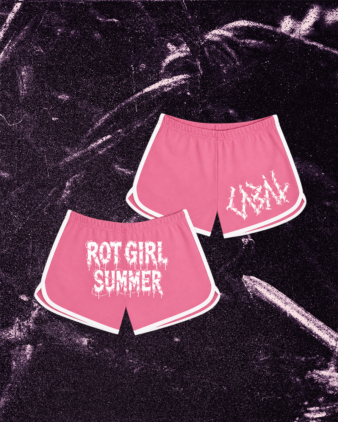 'Rot Girl Summer' Shorts Pink