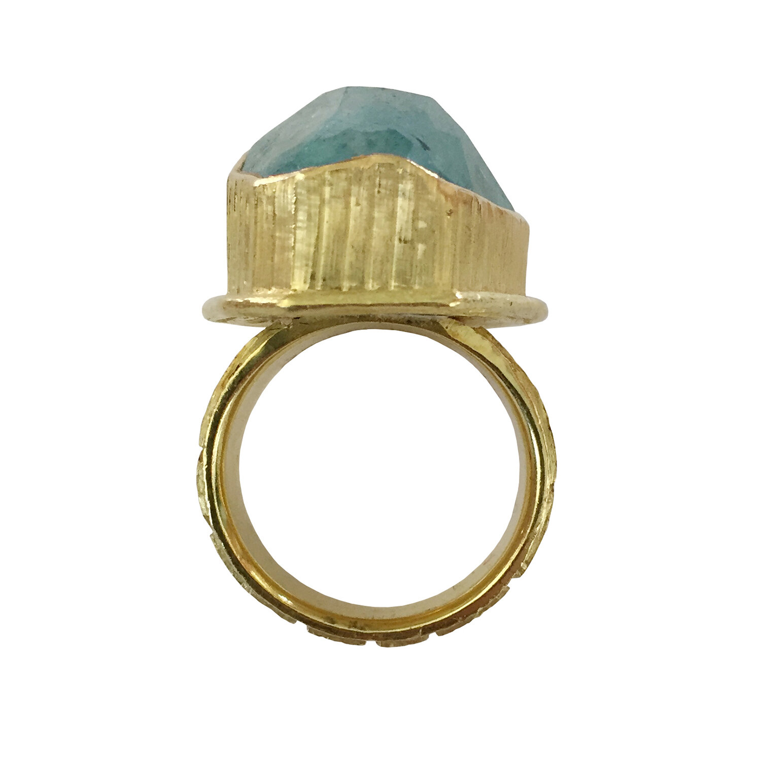38B Aqua Chunk Ring- Side View 2.jpg