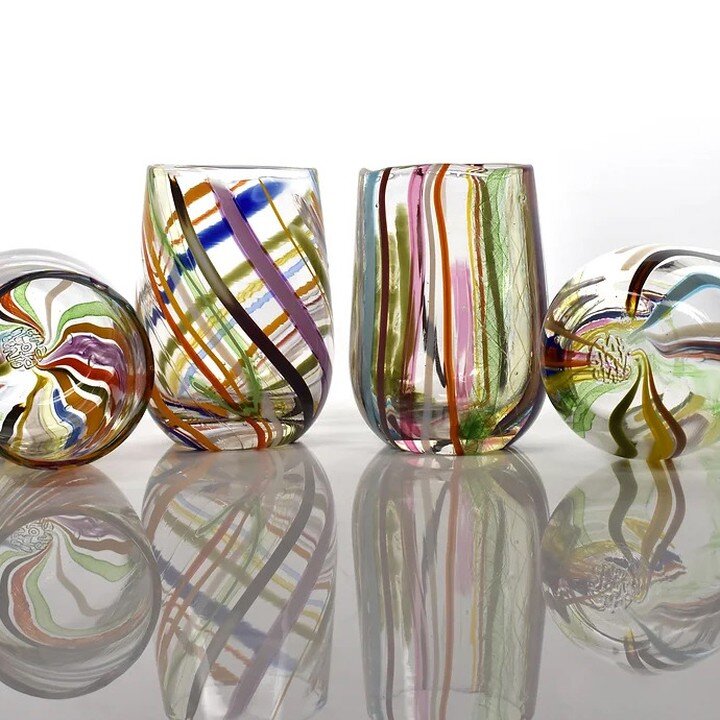 Happiness is a Rainbow! Original hand blown glassware by Bay Blown Glass. 

#rainbow #color #handblownglass #handblownglassart #functionalglass #glass #glassblowing #art #artgallery
#gallery #drinkware #inclusive #rockyneckartcolony #fun #thirsty #lu