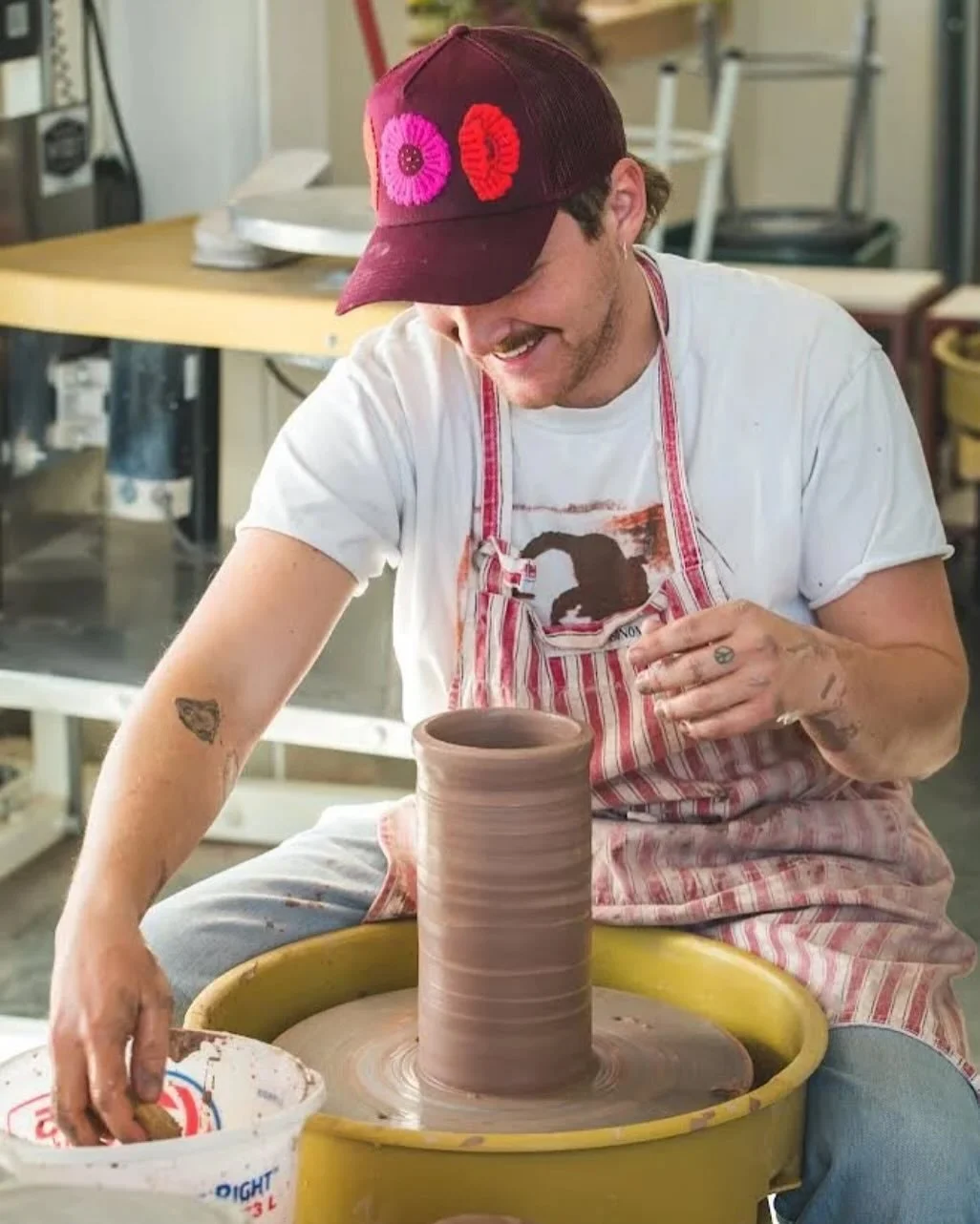 This Saturday the 13th!!❄️✨

Join us from 12-4pm for some sipping and shopping at our Holiday Art Show to find a wide array of one of a kind treasures! Like these handcrafted pieces by Henry Prentiss, a local potter. 🍵🕊️ @soakpot 

There will be ev