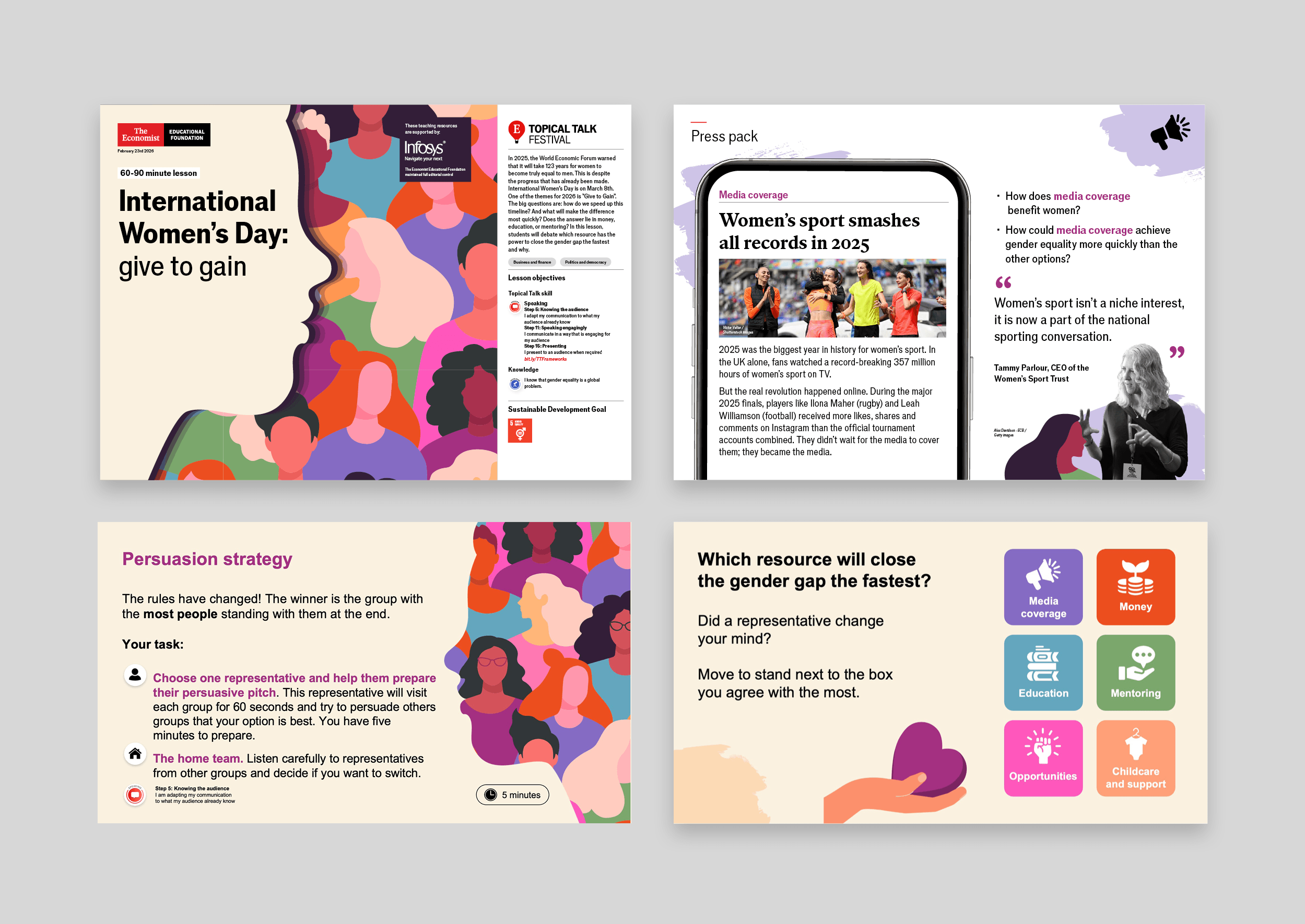 International Women's Day: give to gain