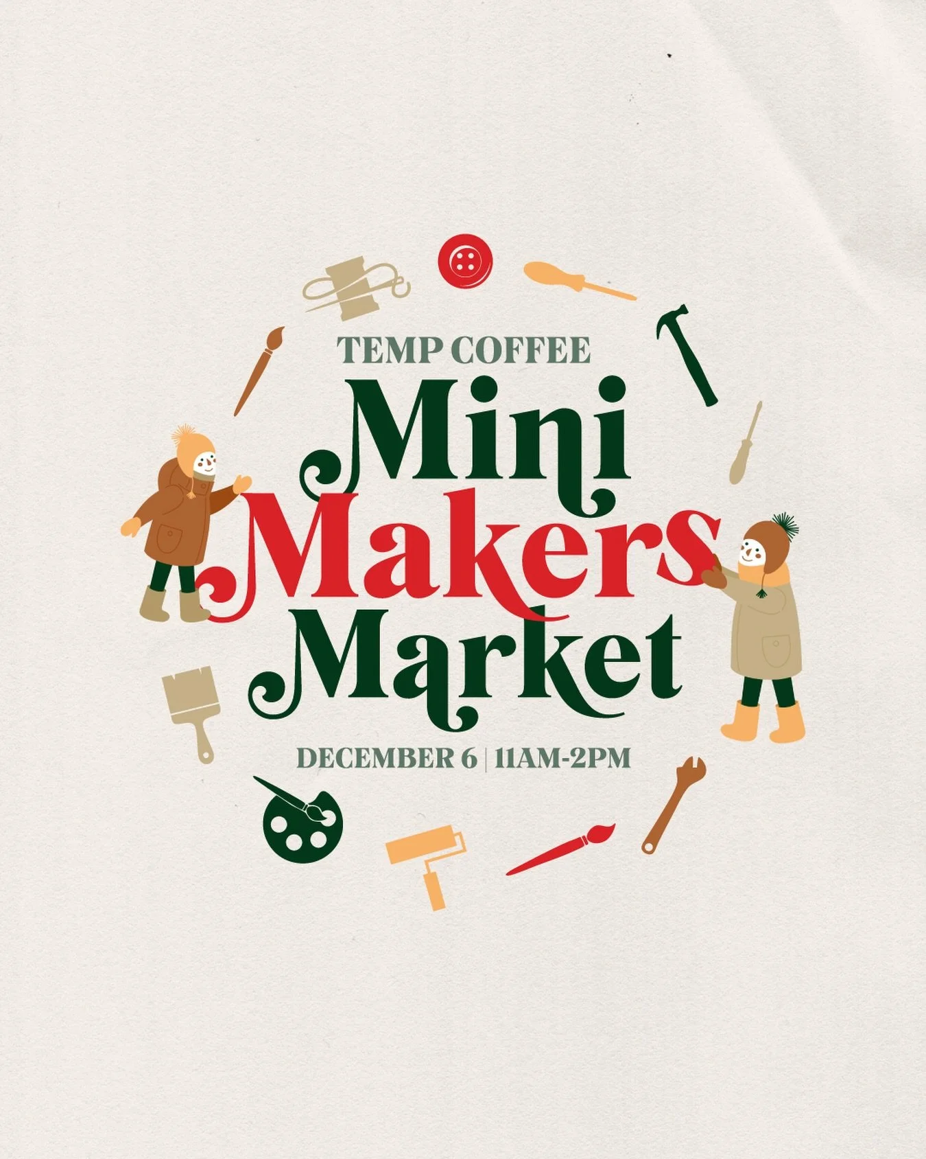 ✨ Mini Makers Market this Saturday! ✨

Join us from 11am&ndash;2pm as our local kid creators set up shop and showcase their handmade goods. Come support our youngest entrepreneurs! 💛