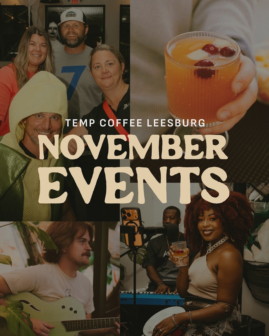 We are keeping the fun going this November! Mark your calendars for all the events we have coming up 🗓️