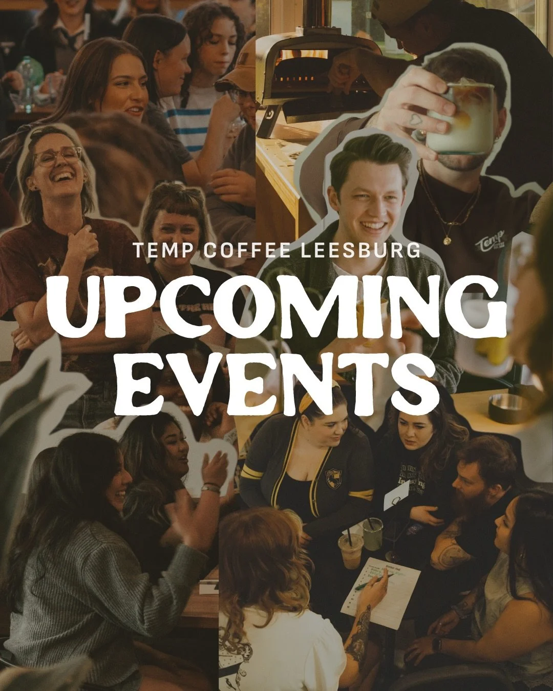 We&rsquo;ve got plenty of opportunities (with more to come) for you to have a great time with us at our Leesburg location 🪩 

For more information about these events go to our website tempcoffee.com/events

If you&rsquo;re wanting to book the space 