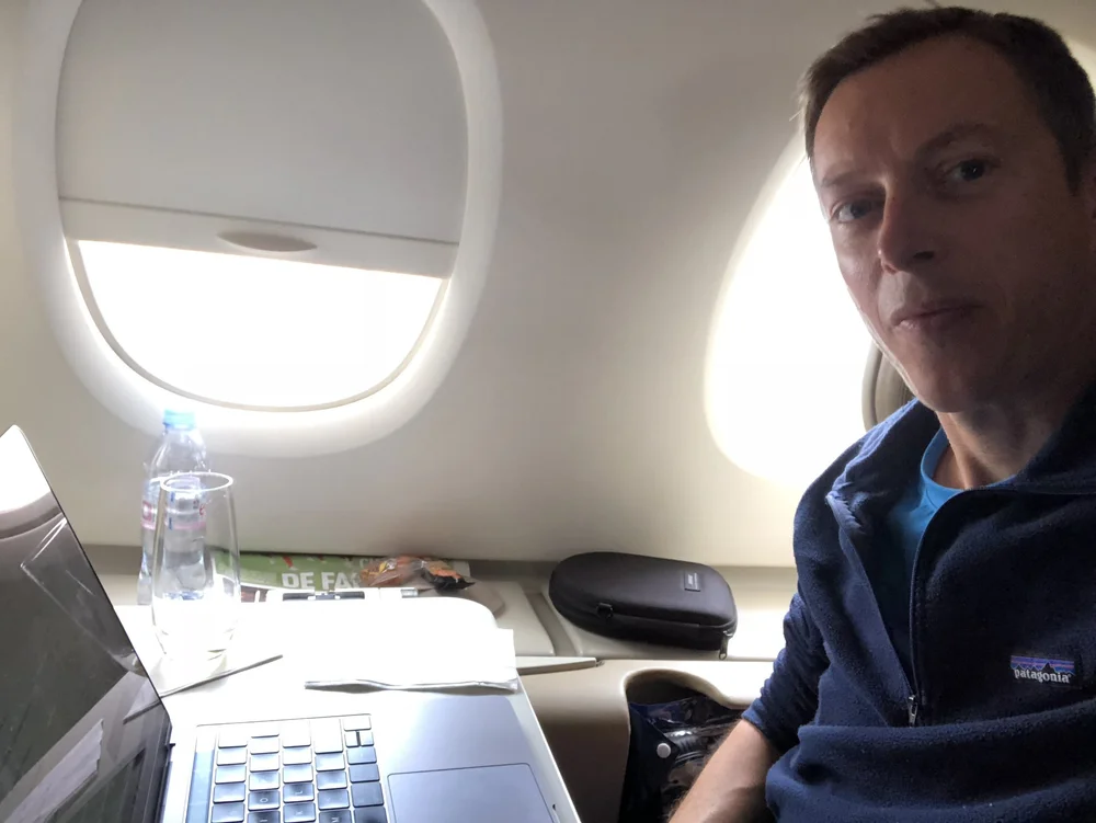  After 8 weeks of remote coaching time to get back on a plane for the results workshop at the end of the innovation sprint… 