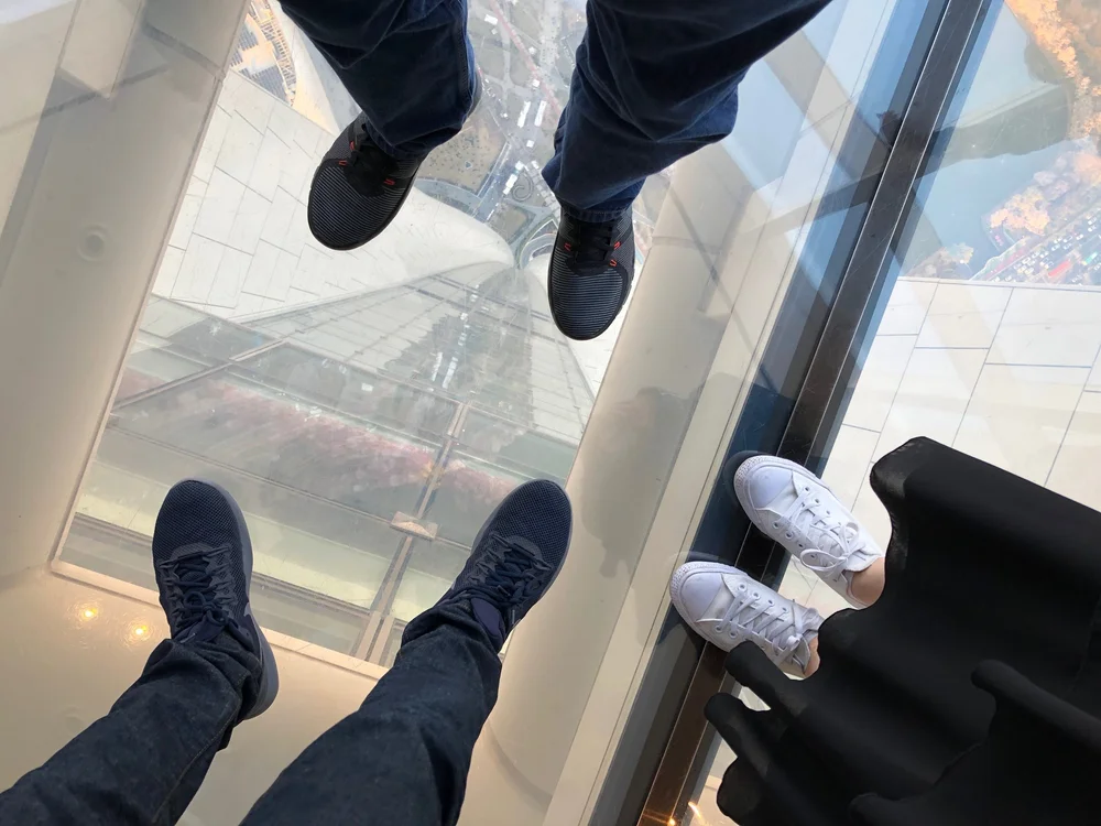  Lucky for us my son and I don’t suffer from vertigo… 