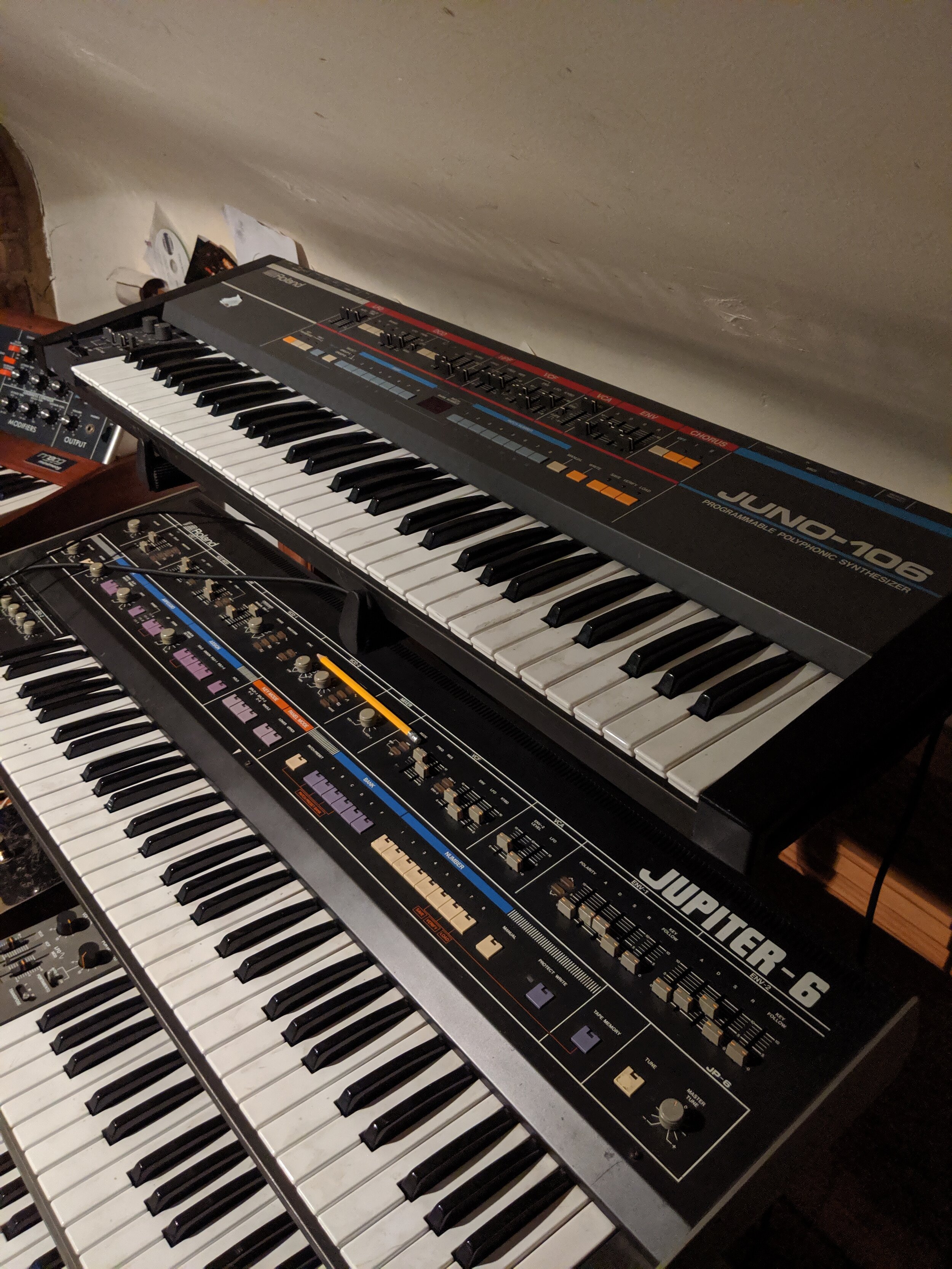 The synth stack
