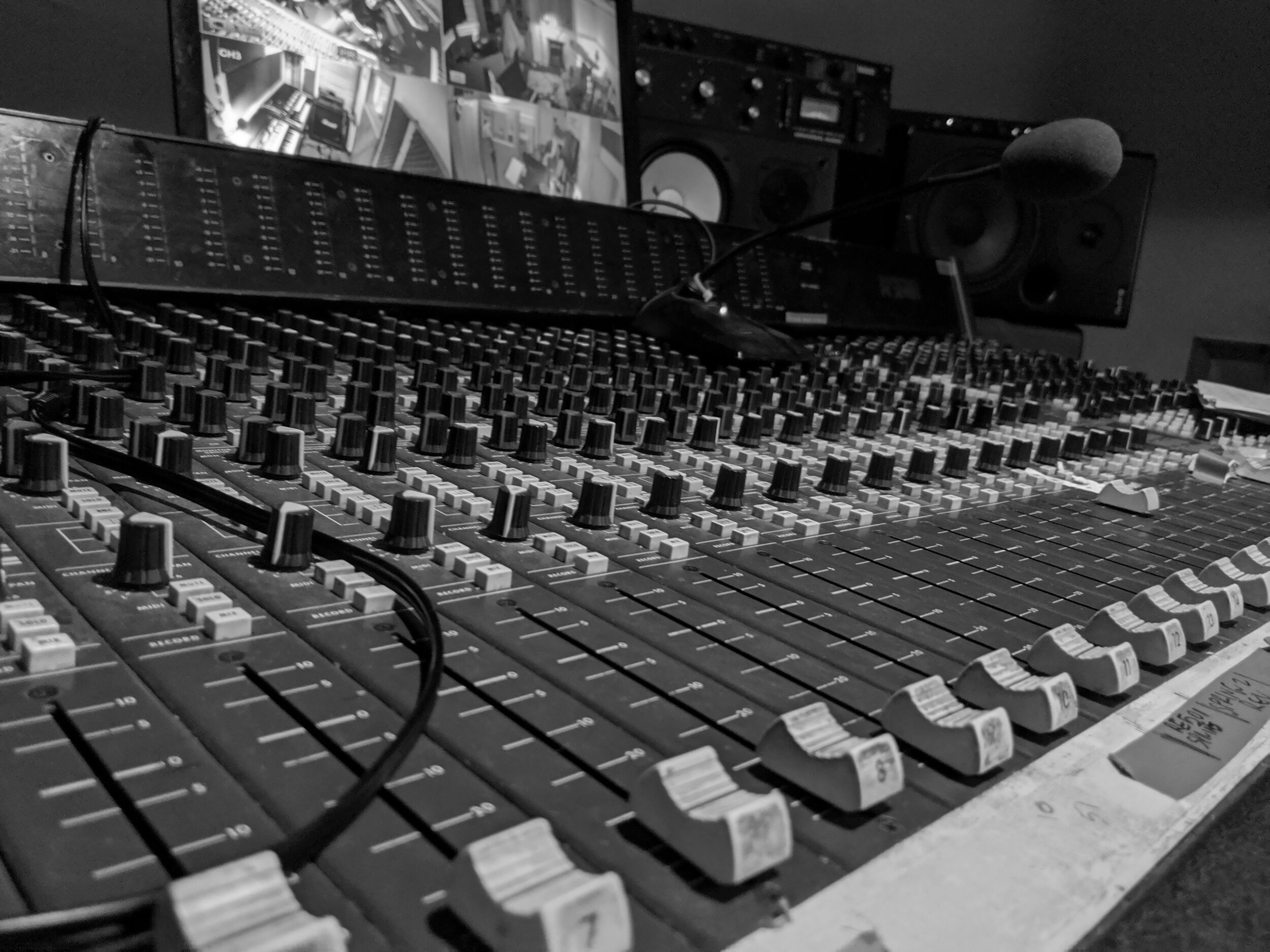 The mixing board