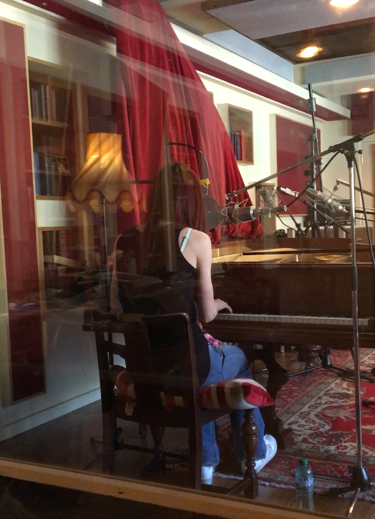 Tracking piano &amp; vocals for "The River"