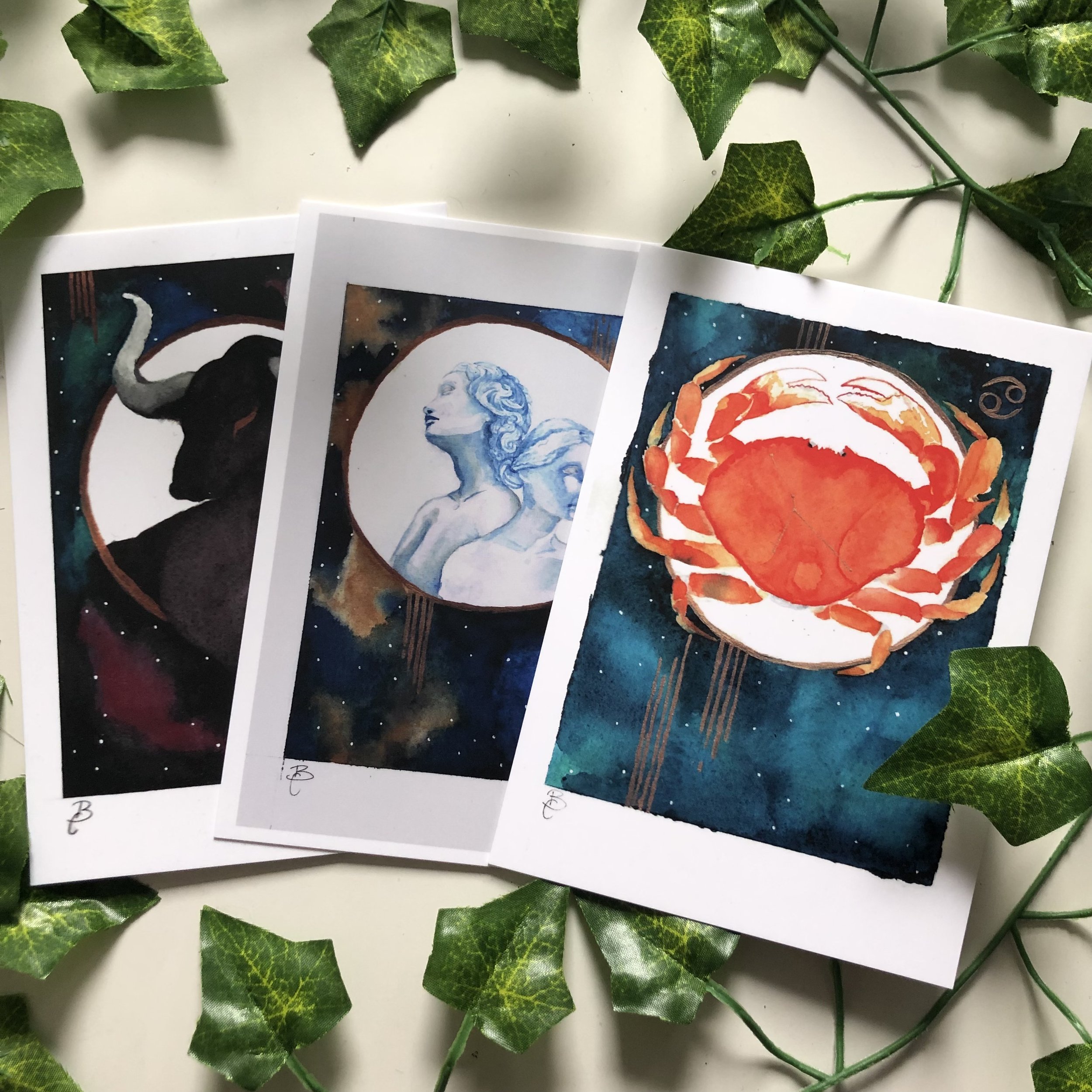 Zodiac Postcards