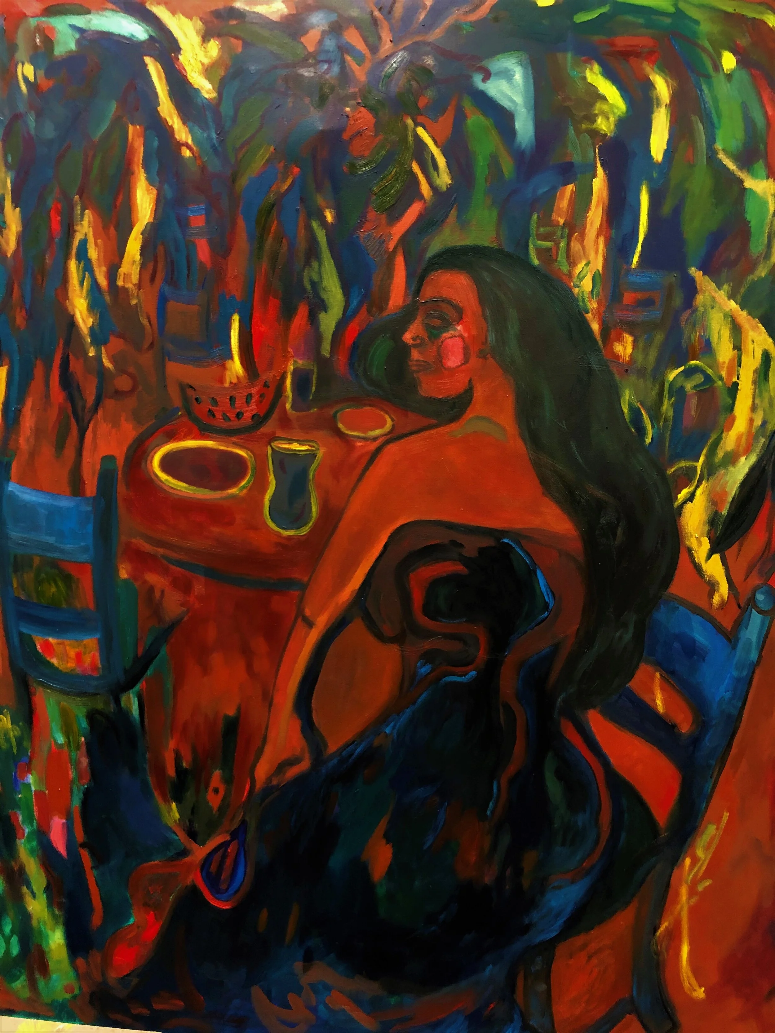 Mujer de Azul (Available)