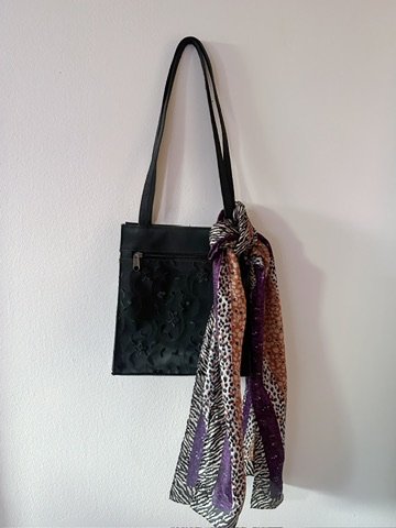 Y2K Embroidered Nylon Handbag