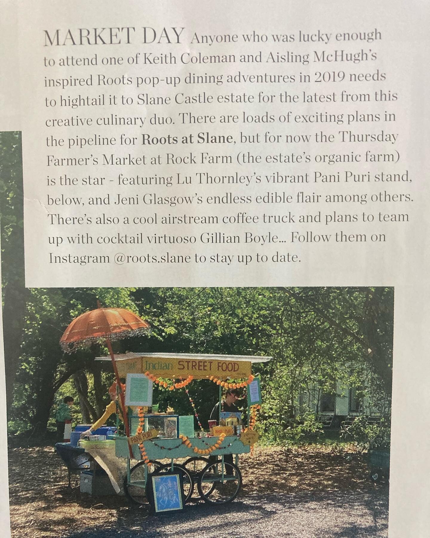 🌞Delighted to be in The summer issue of Image magazine under the umbrella of @roots.slane @glasgow_diaz . Also I&rsquo;m in good company with wonderful article about @burtown_house which goes from strength to strength in their vision , style and ten