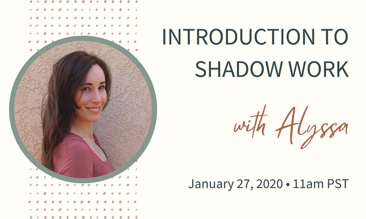 ‼️
Don&rsquo;t forgot to click on my link-in-bio to sign up for my workshop, Introduction to Shadow Work.
‼️

🎊 
To ring in the New Year I&rsquo;ve decided to offer this workshop FREE to my social media following!! Use code &lsquo;innercircle&rsquo;