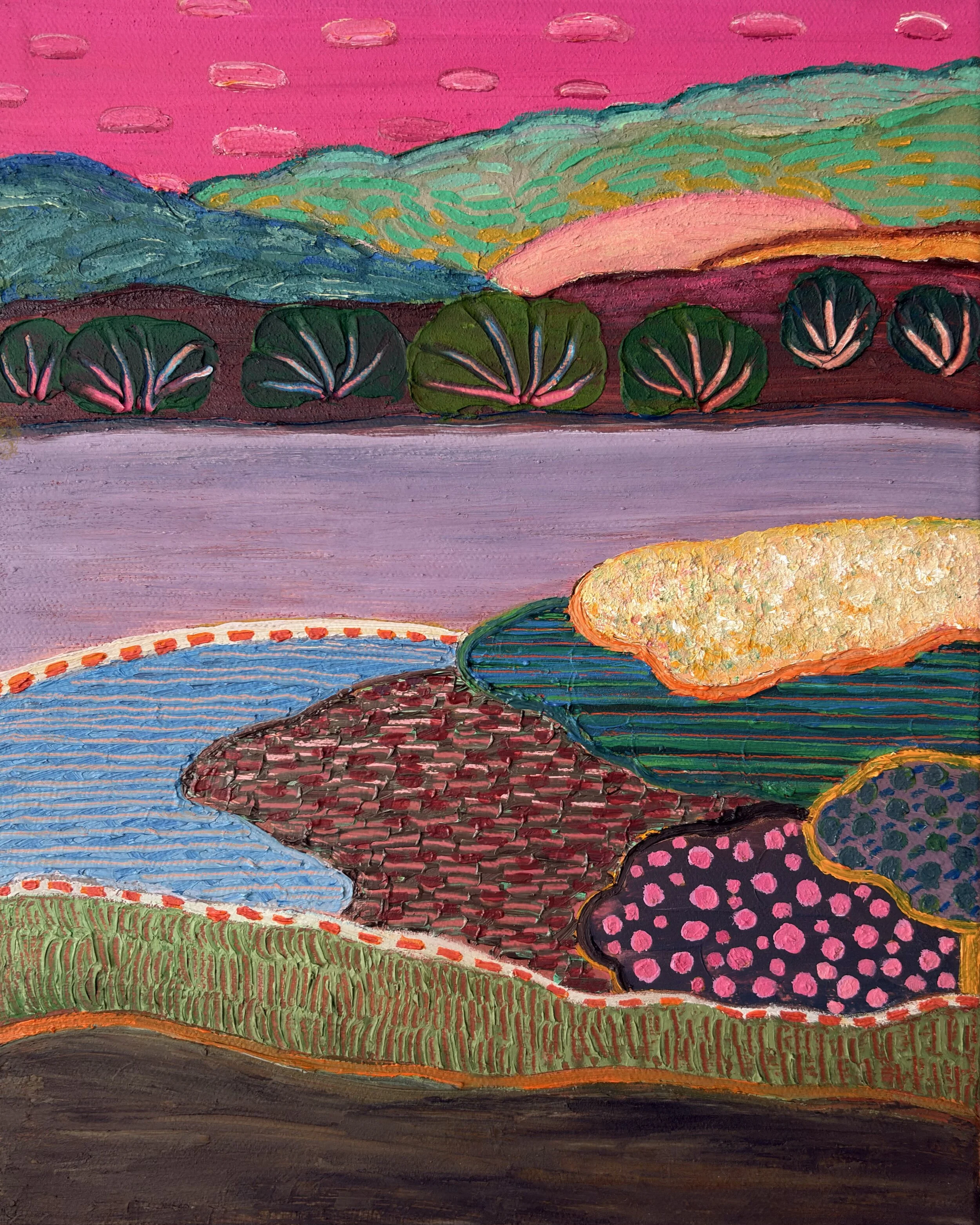 Innerscape 13-I-26 No.67, oil and wax on canvas; acrylic on side, 10x8x1.5 inches, 2026