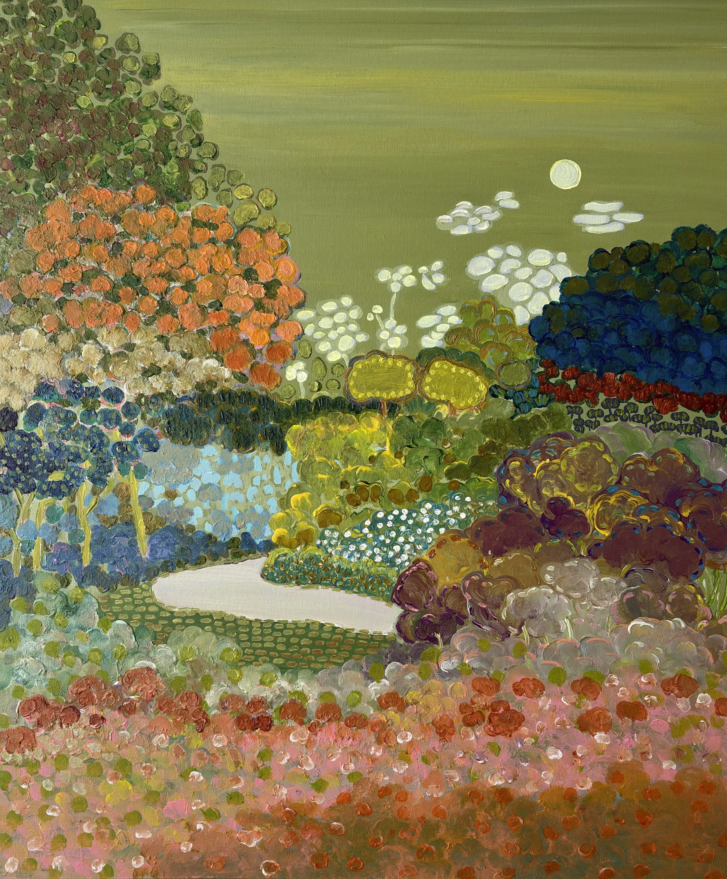 Innerscape 2-IX-25 No.62, acrylic on canvas, 24x20x1.5 inches, 2025