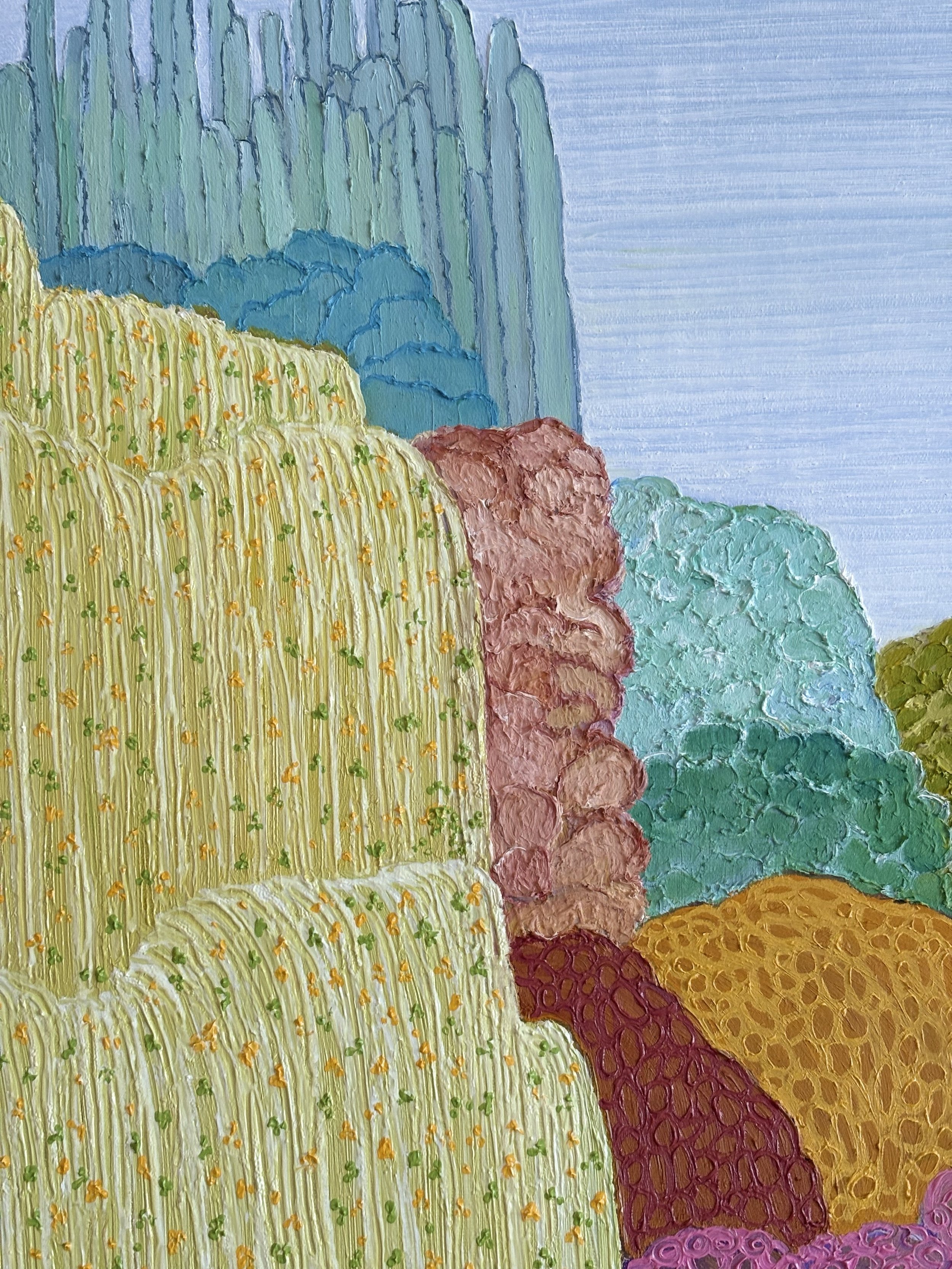 4. Detail2_Walking with You 3-IV-25 No. 12 _30x40x1.5 in_ oil on canvas with acrylic-painted edges_2025.jpg