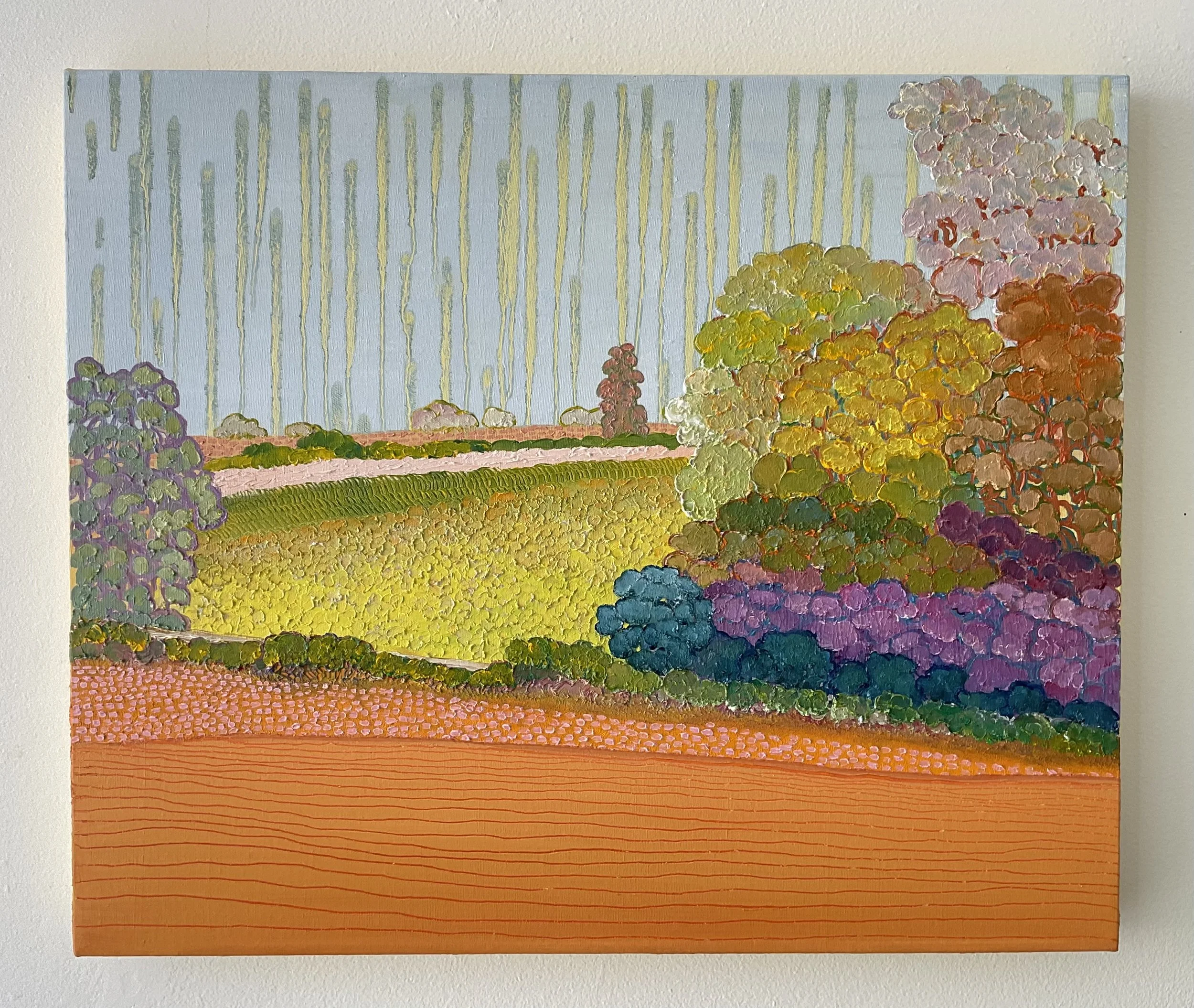 Walking with You No.11, 20x24x1.5 in, oil on canvas, 2024