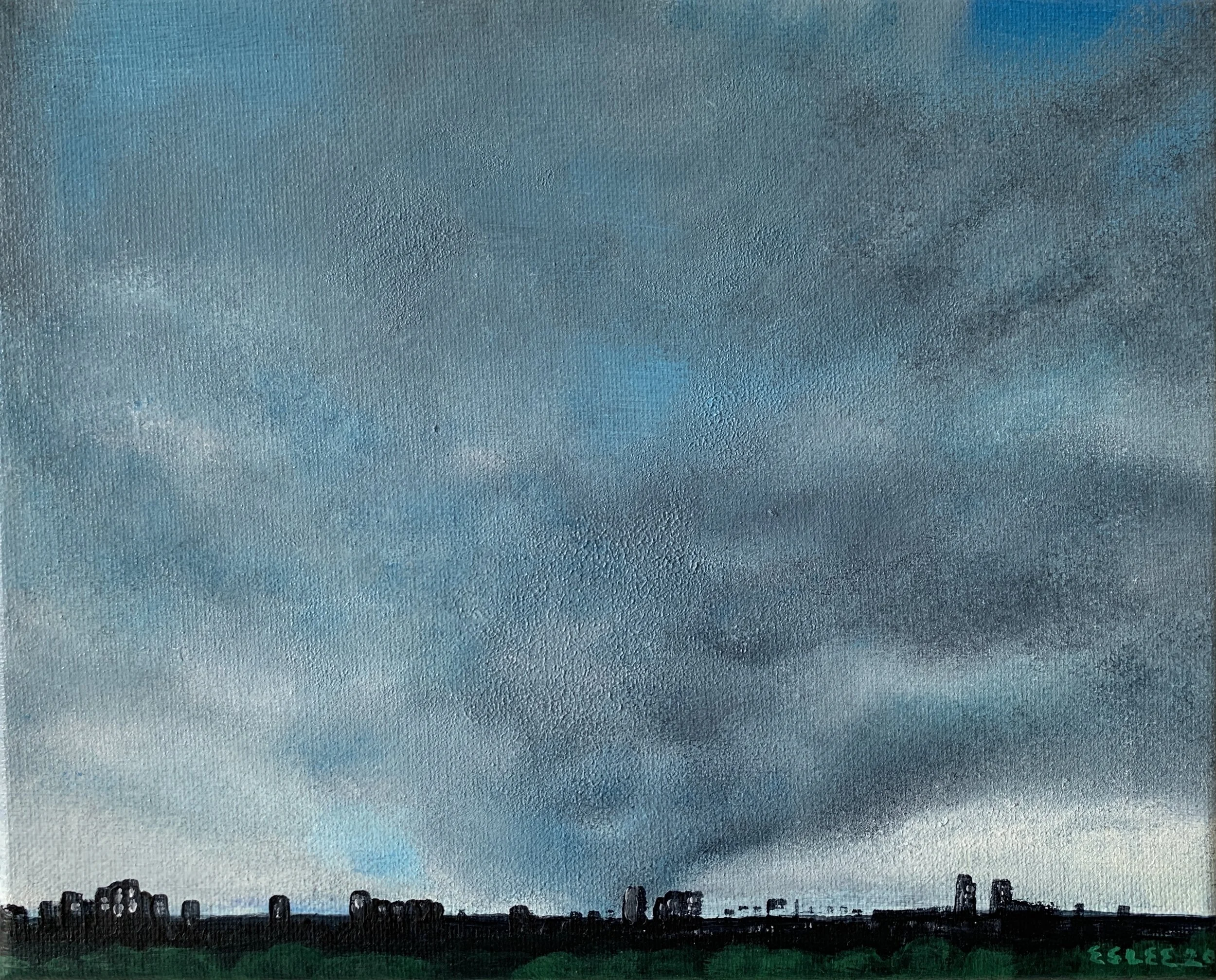 Dusk, 8"x10", acrylic on canvas, 2020