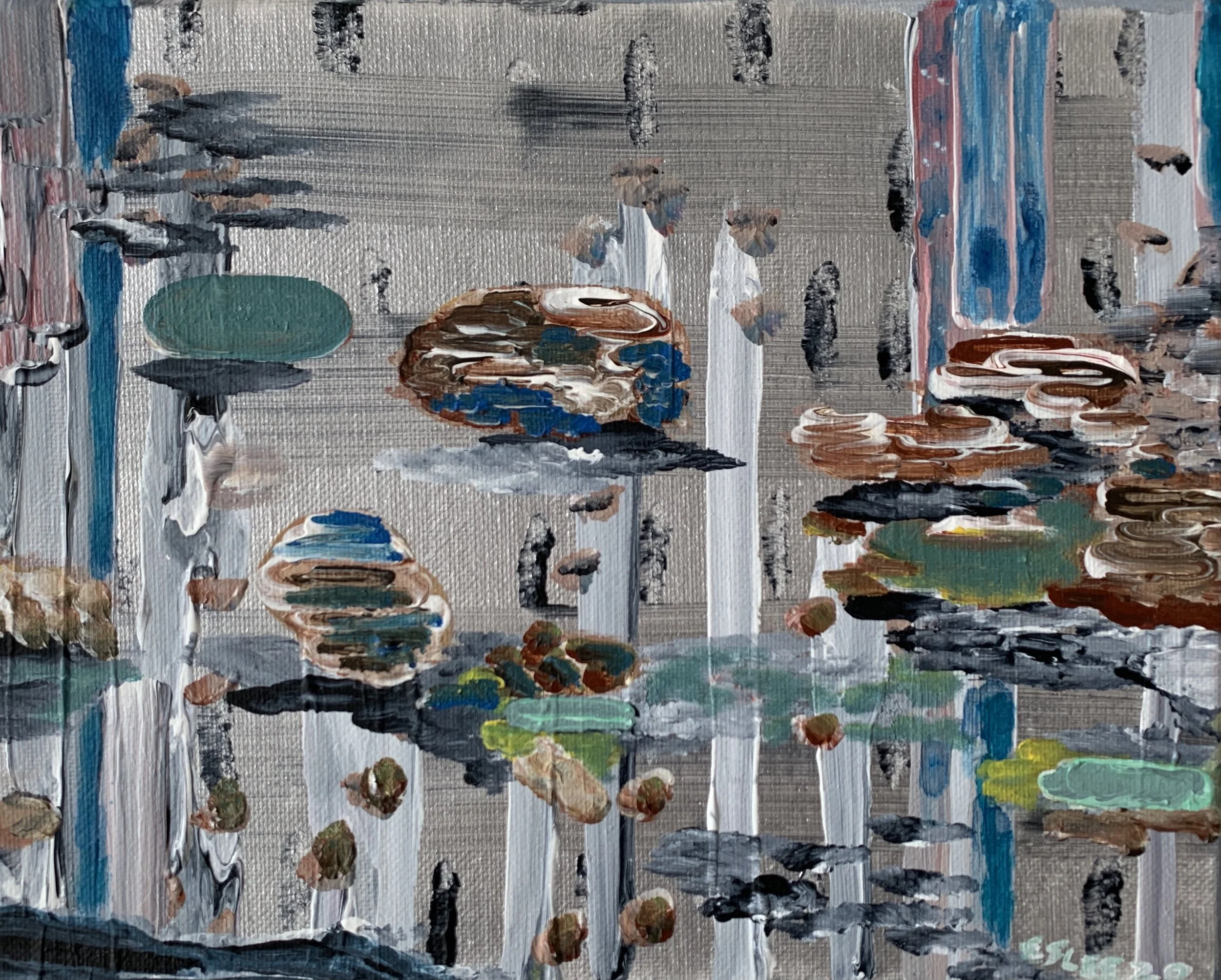 Inner Winter #2, 8"x10", acrylic on canvas, 2020