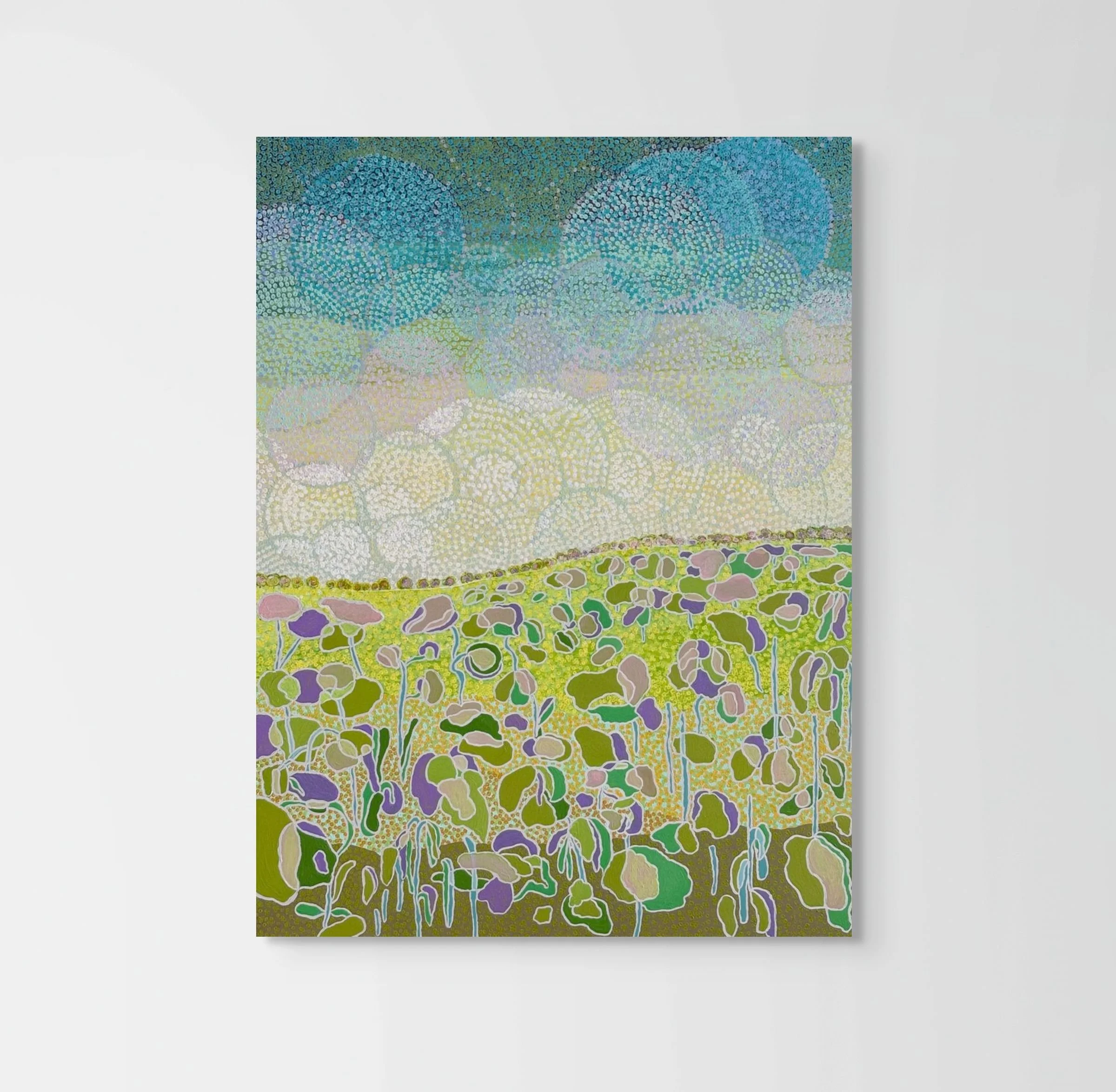 The Way Things Are 6-VI-25 No.30, acrylic on canvas, 48x36x1.5 inches, 2025