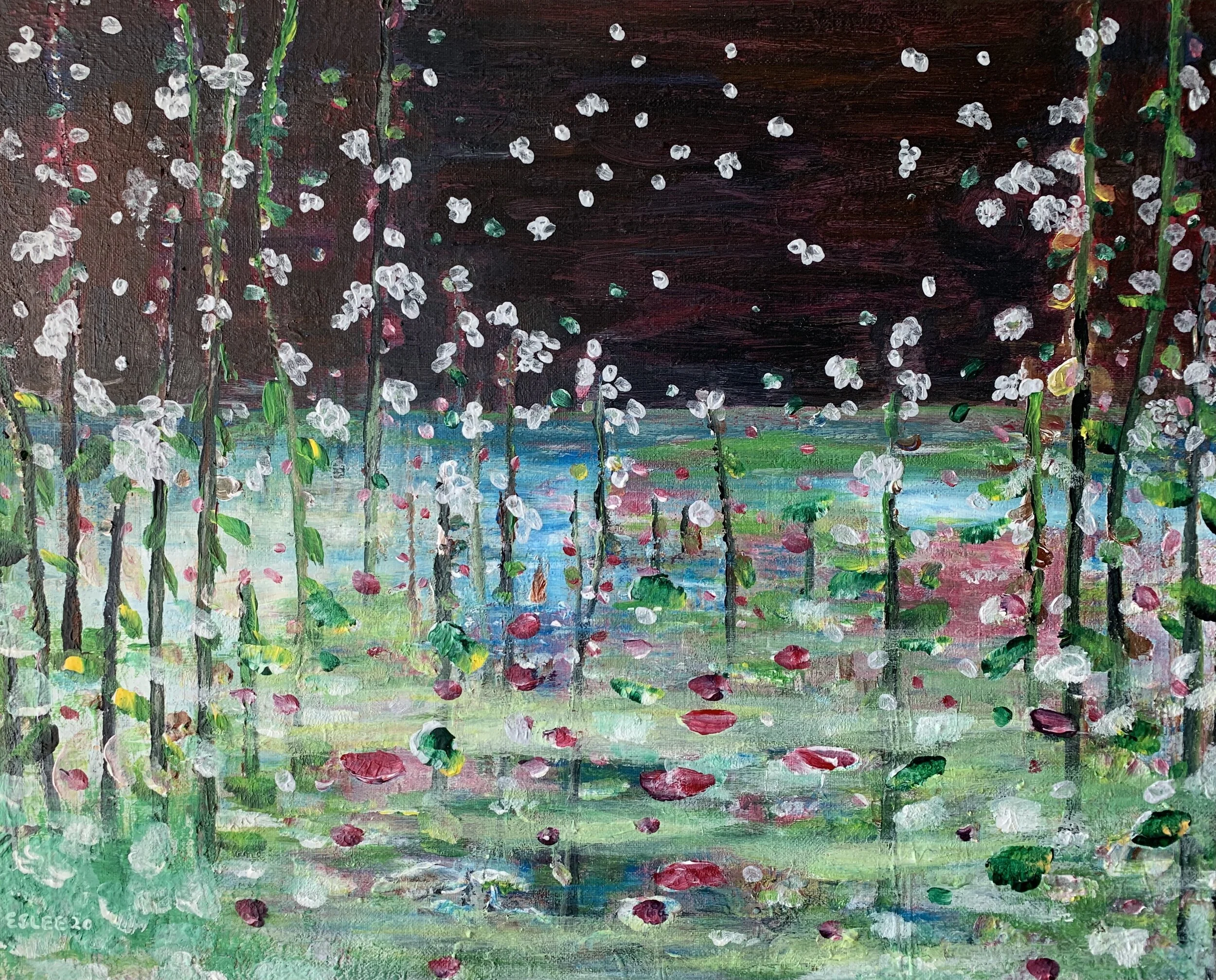 Contingency, 16"x20", acrylic on canvas, 2020