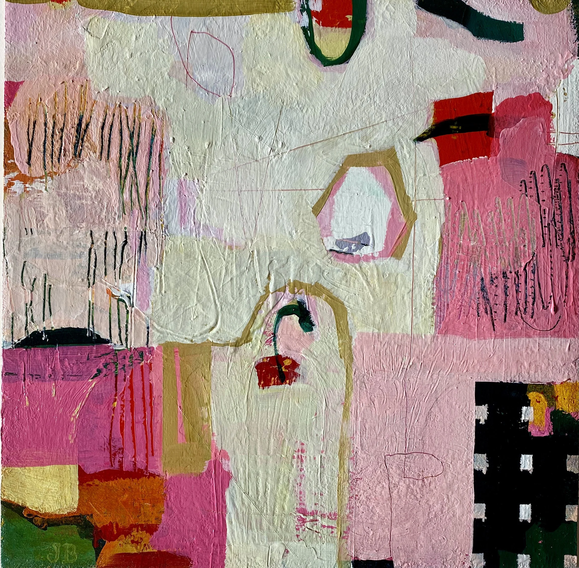 Venice_2023_Mixed media on board_39x39_framed_£380.jpeg