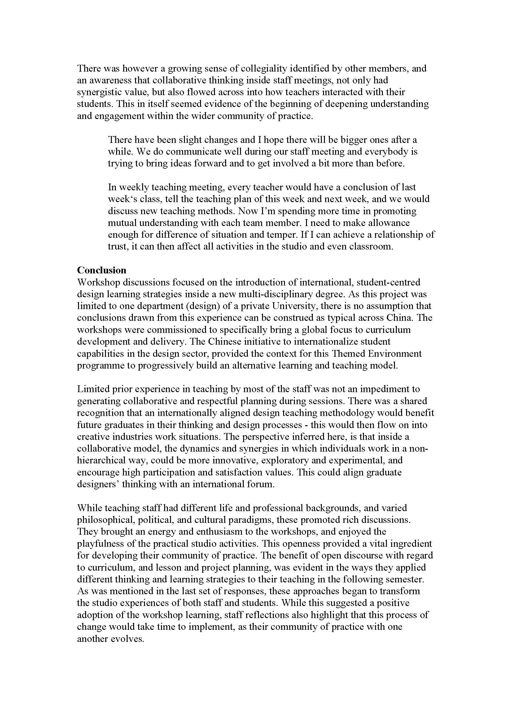 Transforming studio experience. Introducing the concepts of student- centred learning and communities of practice, to Design teaching staff, in a new degree in Shanghai._Page_11.jpg