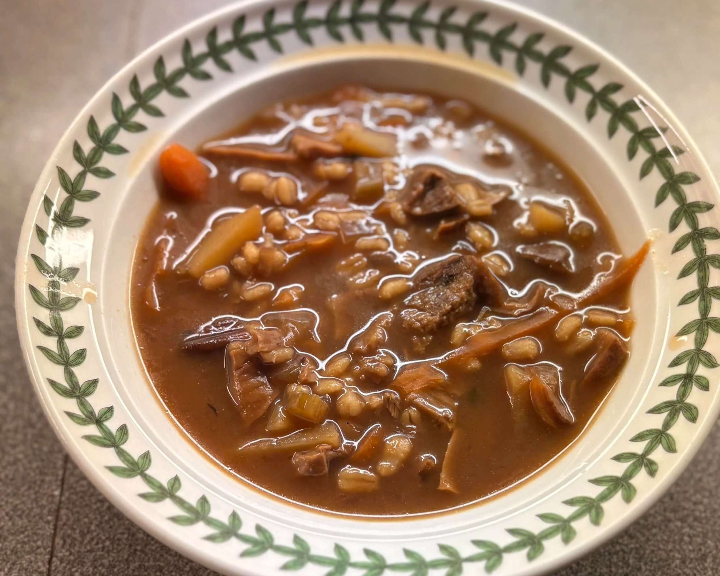 Russian Dried Mushroom Soup