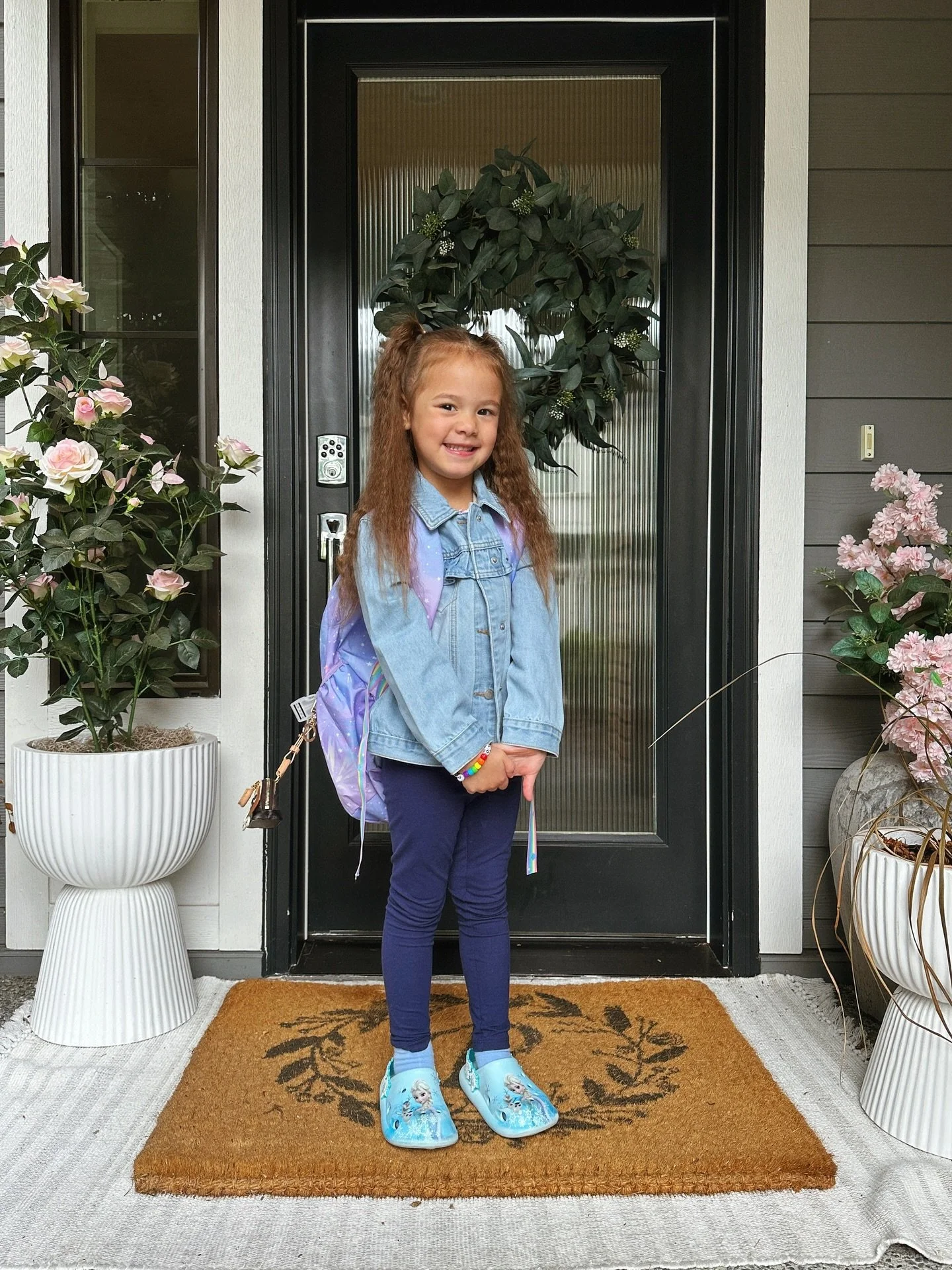 our big girl is off to Pre-K 🎉

we love you Lo &amp; couldn&rsquo;t be more proud of you ❤️

be sweet, kind, &amp; thoughtful 🥰

Mia already misses you 😭

can&rsquo;t wait to hear all about your day!