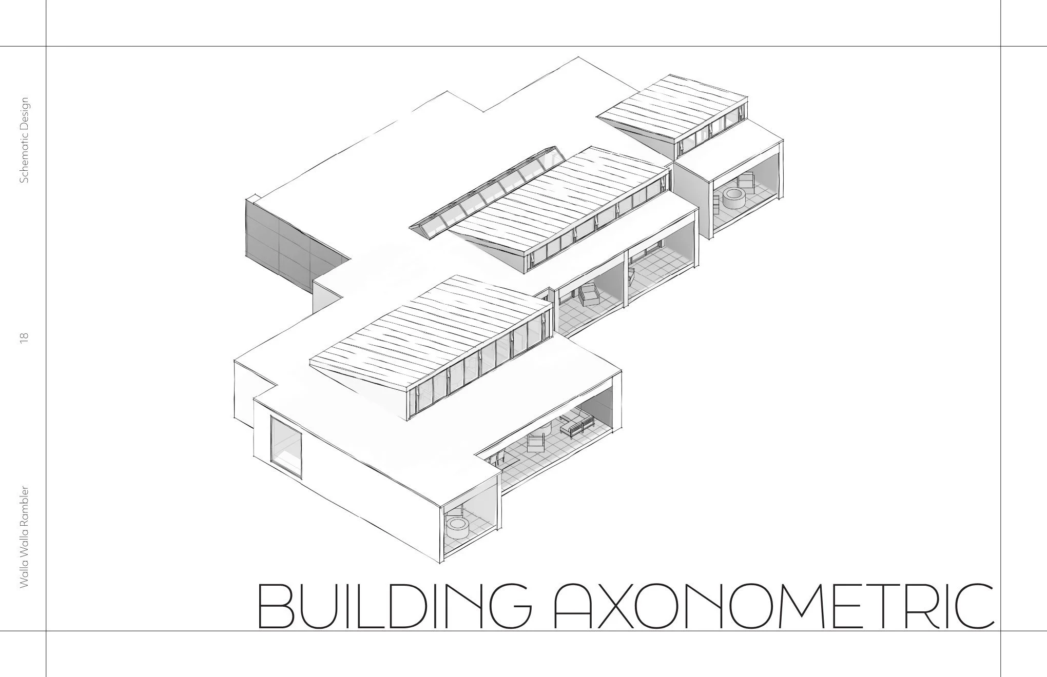 Walla Walla Rambler - Building Axonometric