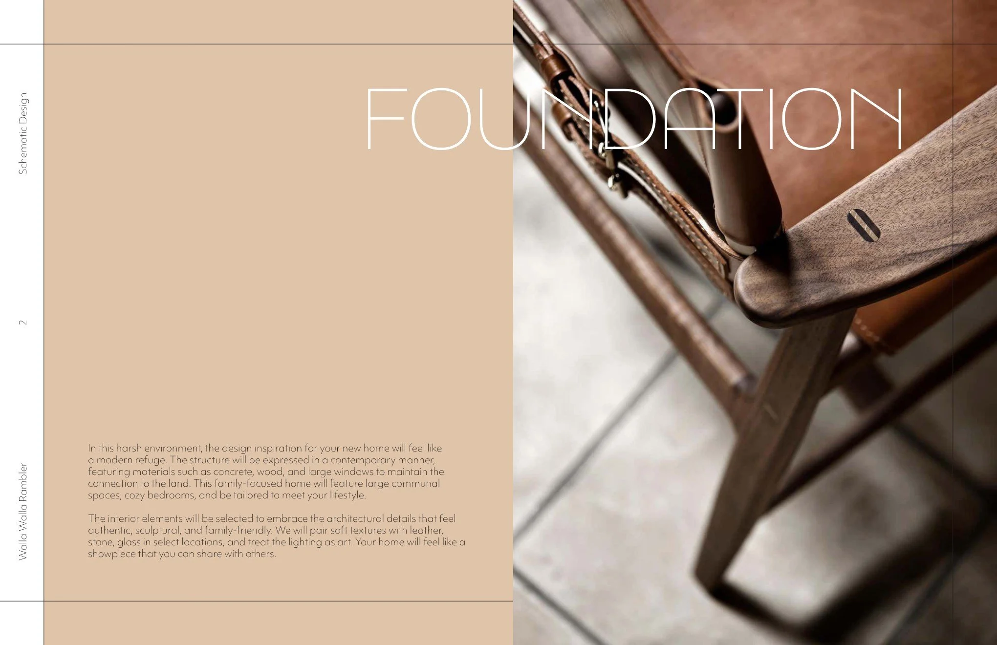 Walla Walla Rambler - Design Foundation + Concept
