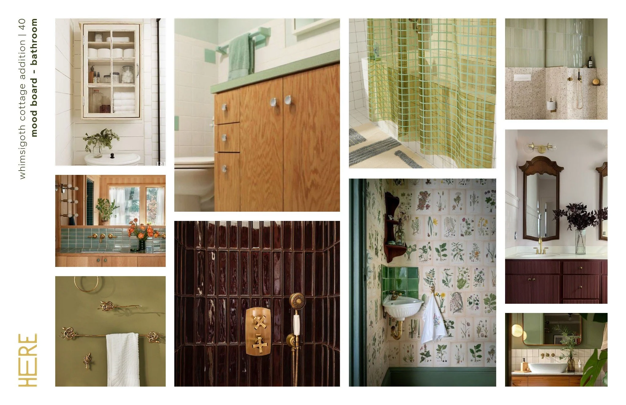 Whimsigoth Cottage Addition - Bathroom Mood Board