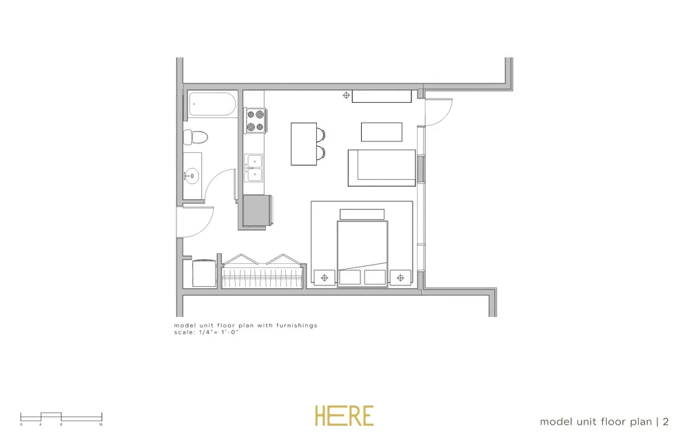 Colina Apartments Model Unit | Interior Design — HERE architecture and ...