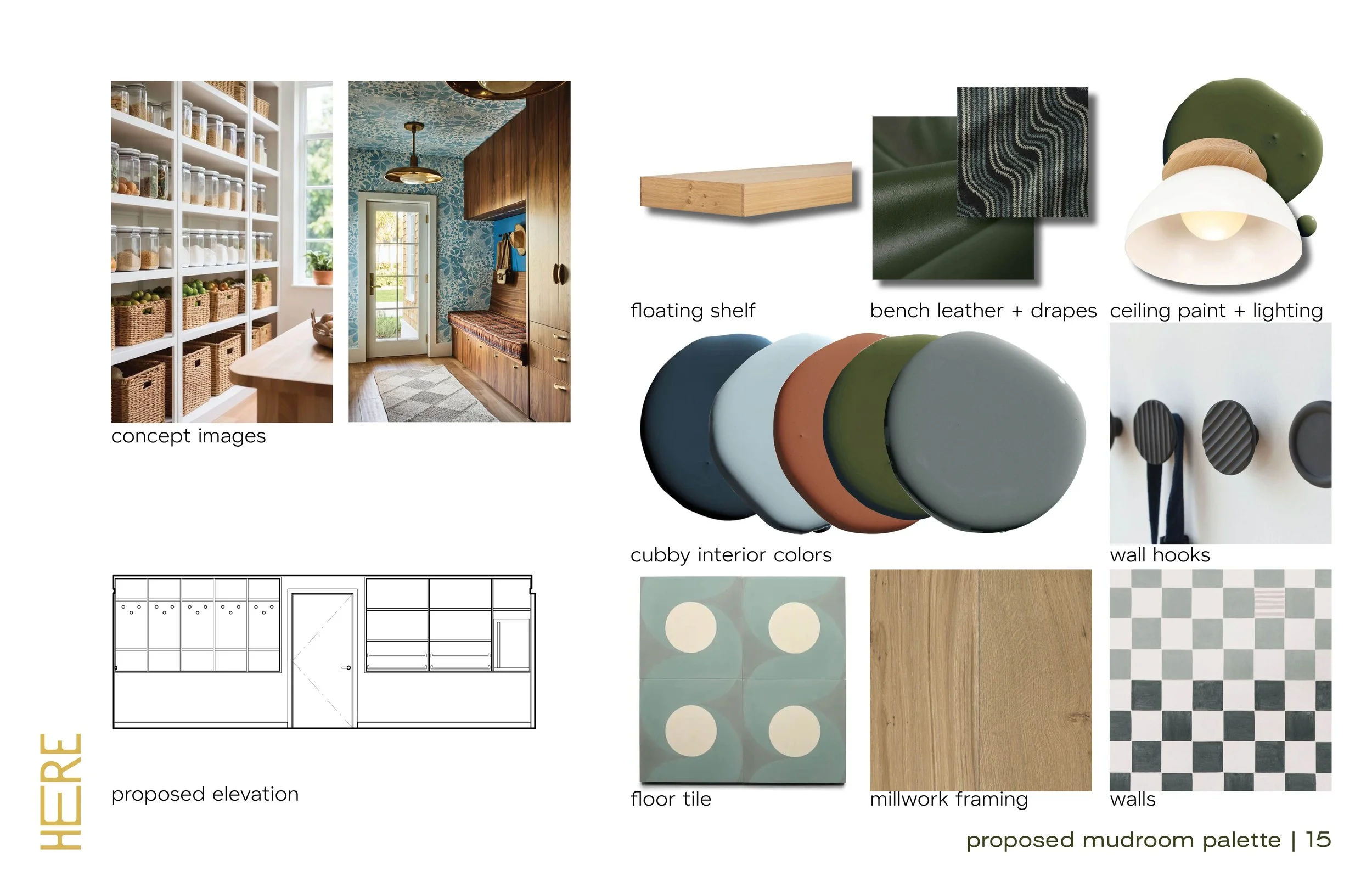 Proposed Mudroom Palette