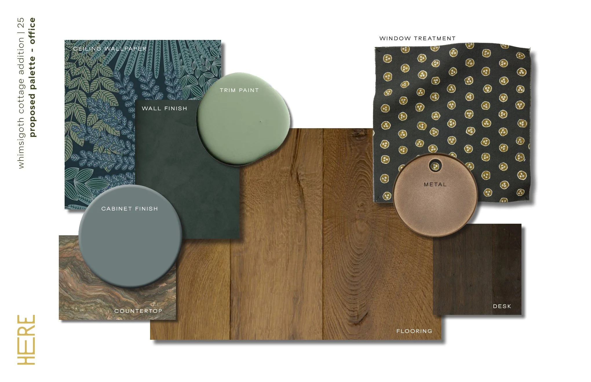 Whimsigoth Cottage Addition - Office Palette