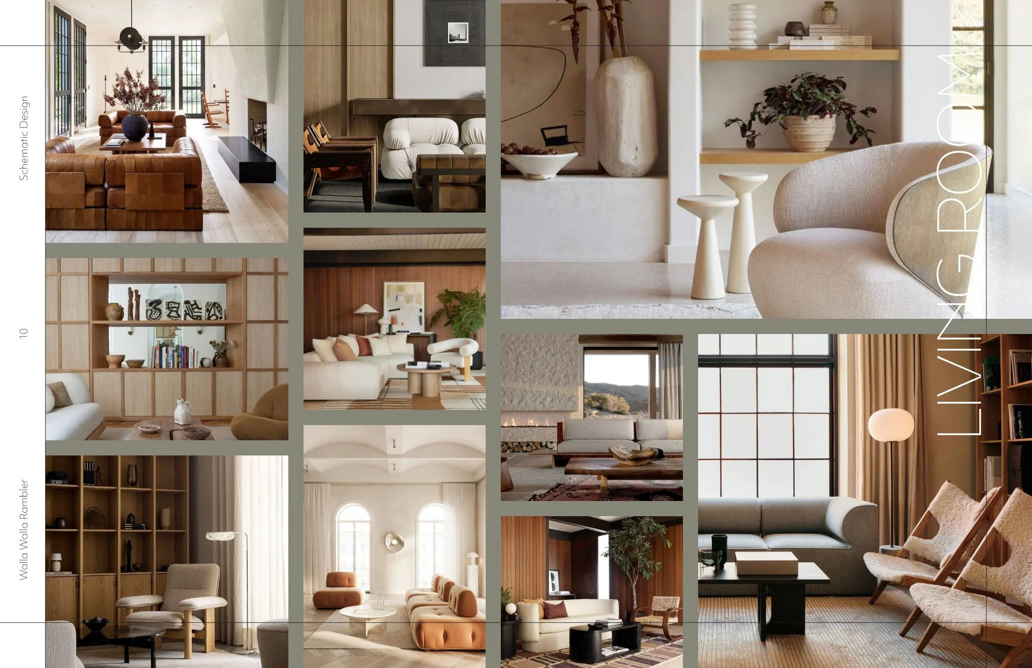 Walla Walla Rambler - Living Room Mood Board