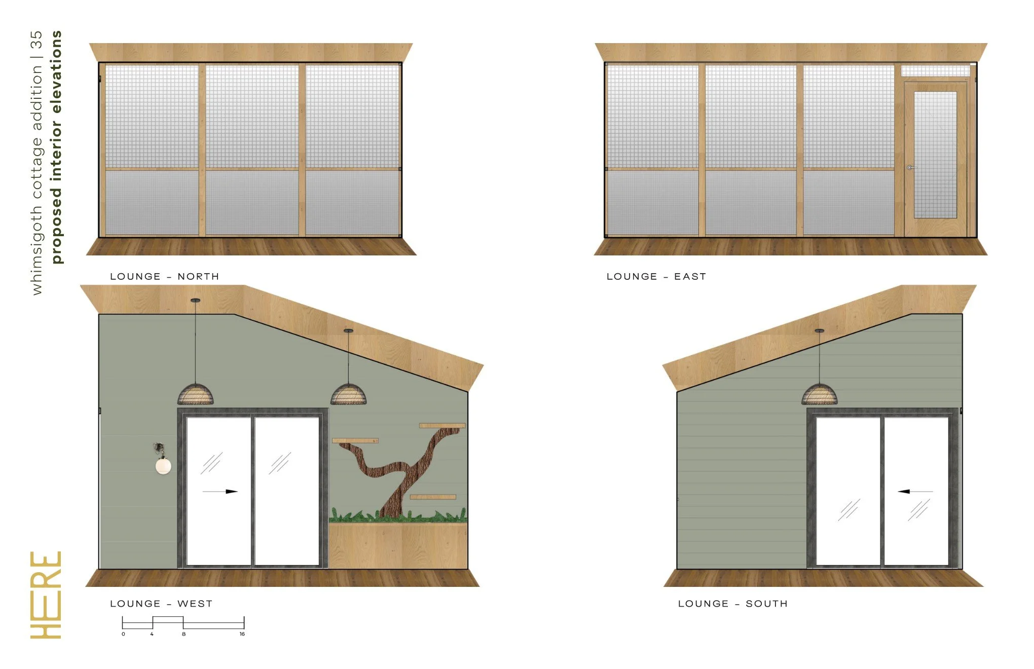 Whimsigoth Cottage Addition - Patio Elevations