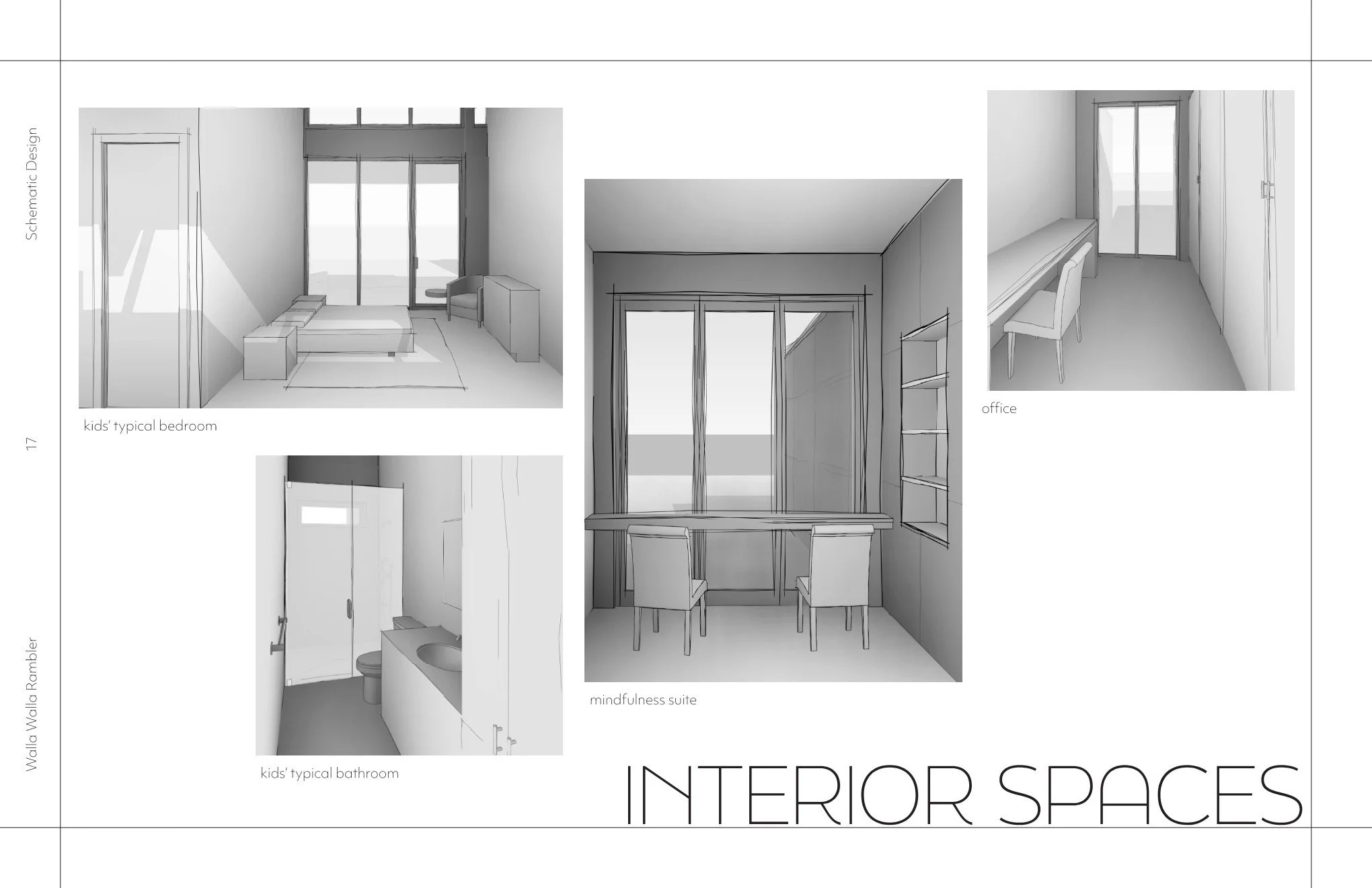 Walla Walla Rambler - Interior Spaces Continued 3D Views