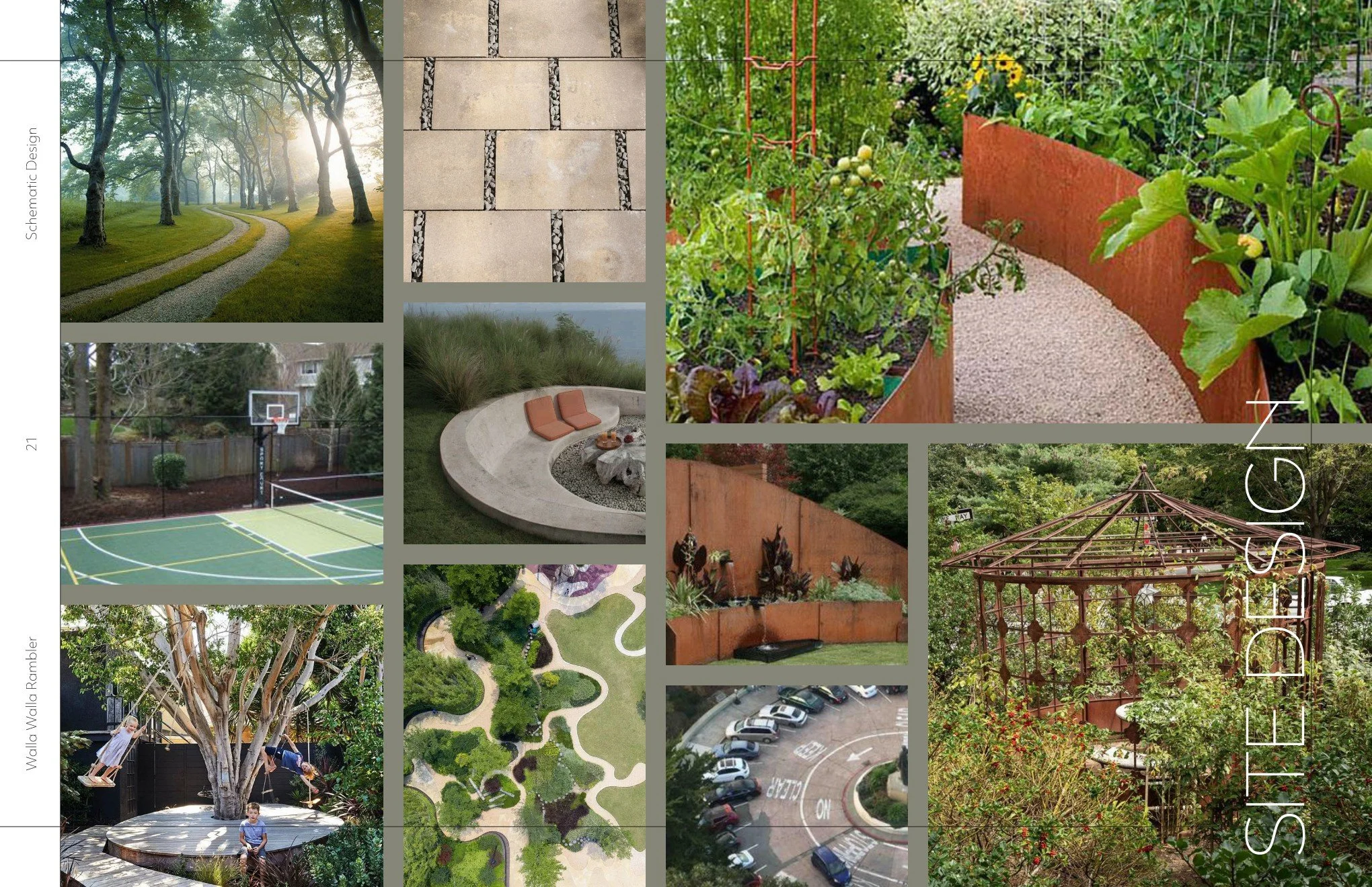 Walla Walla Rambler - Site Design Mood Board