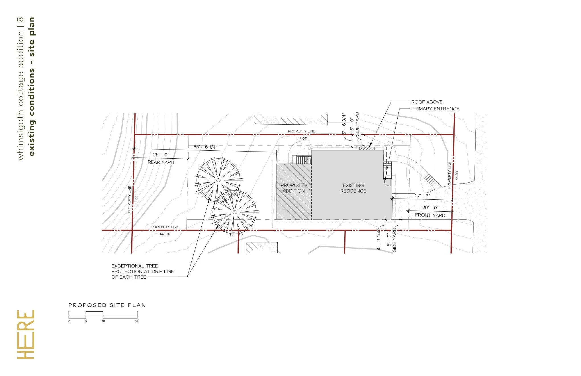 Whimsigoth Cottage Addition - New Site Plan
