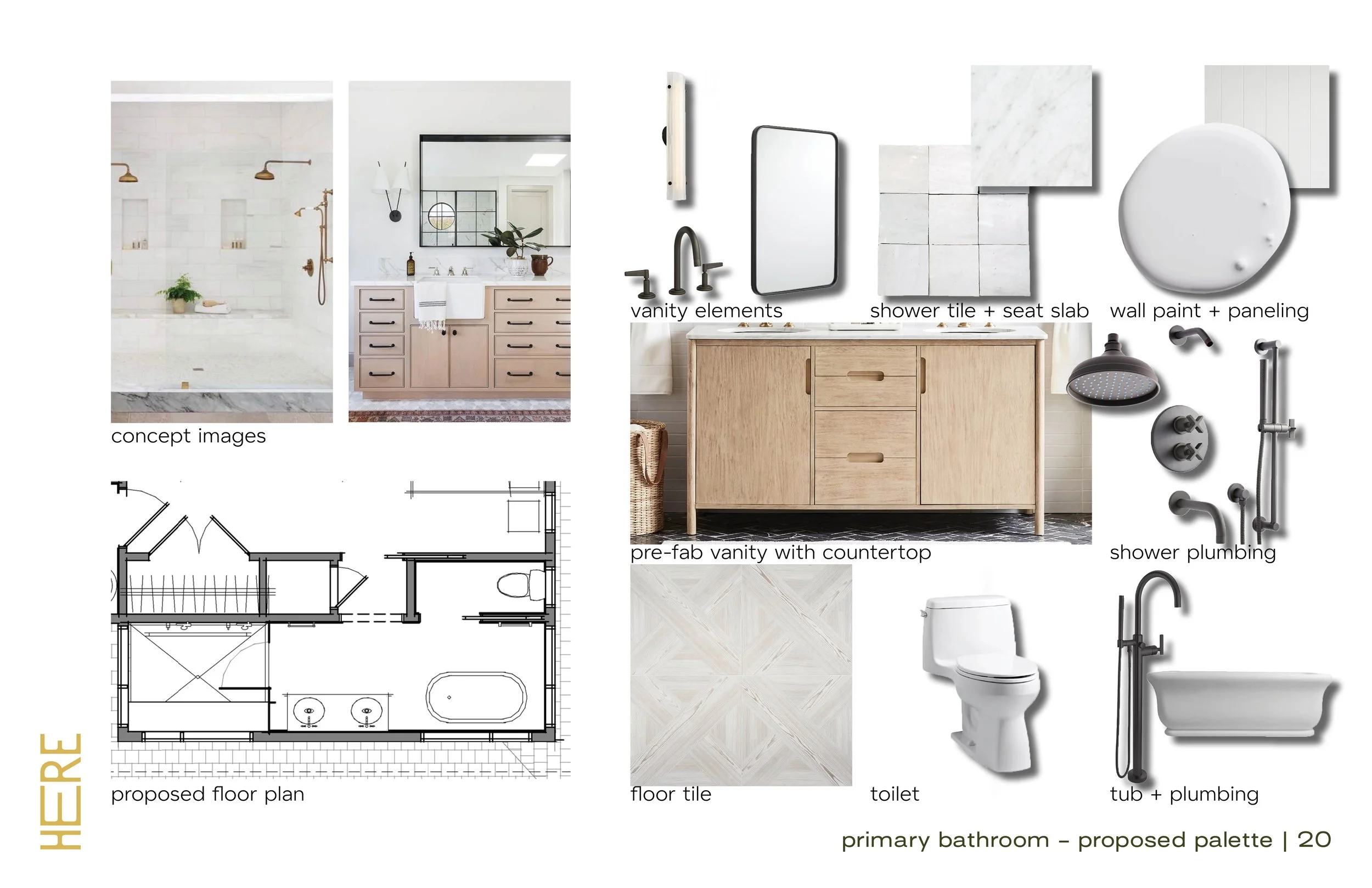 Primary Bathroom Proposed Palette