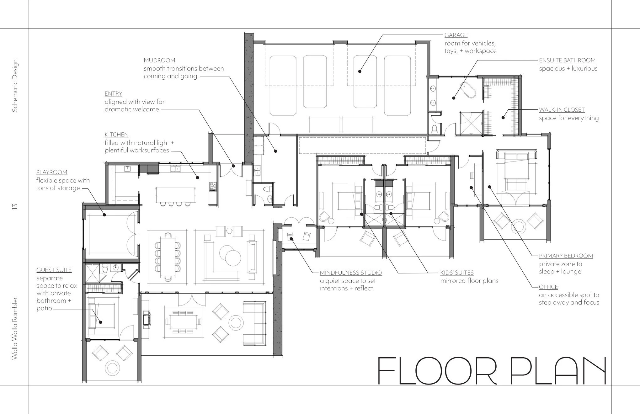 Walla Walla Rambler - Floor Plan