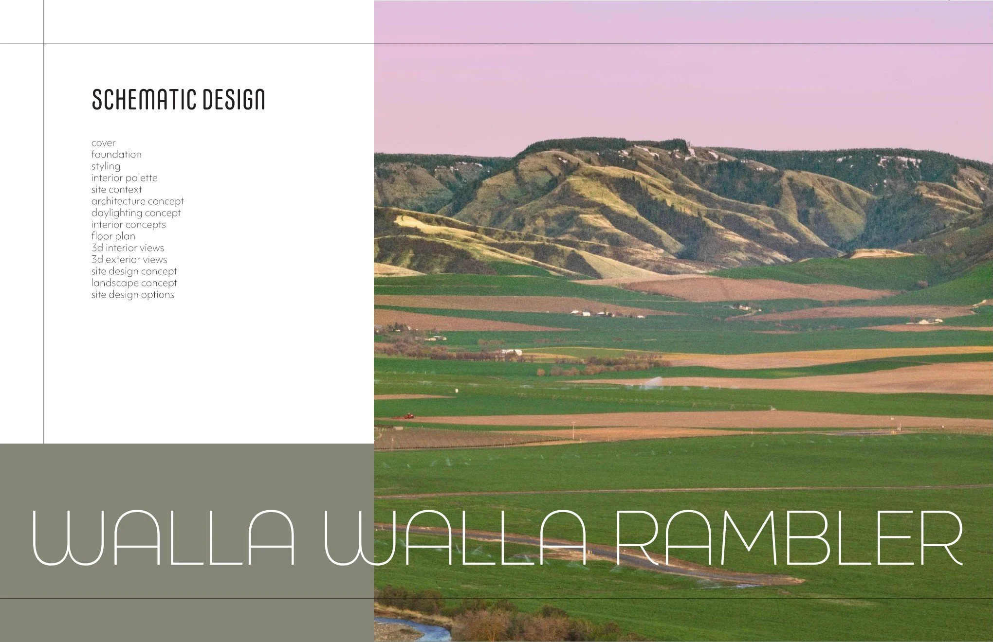 Walla Walla Rambler - Schematic Design Presentation