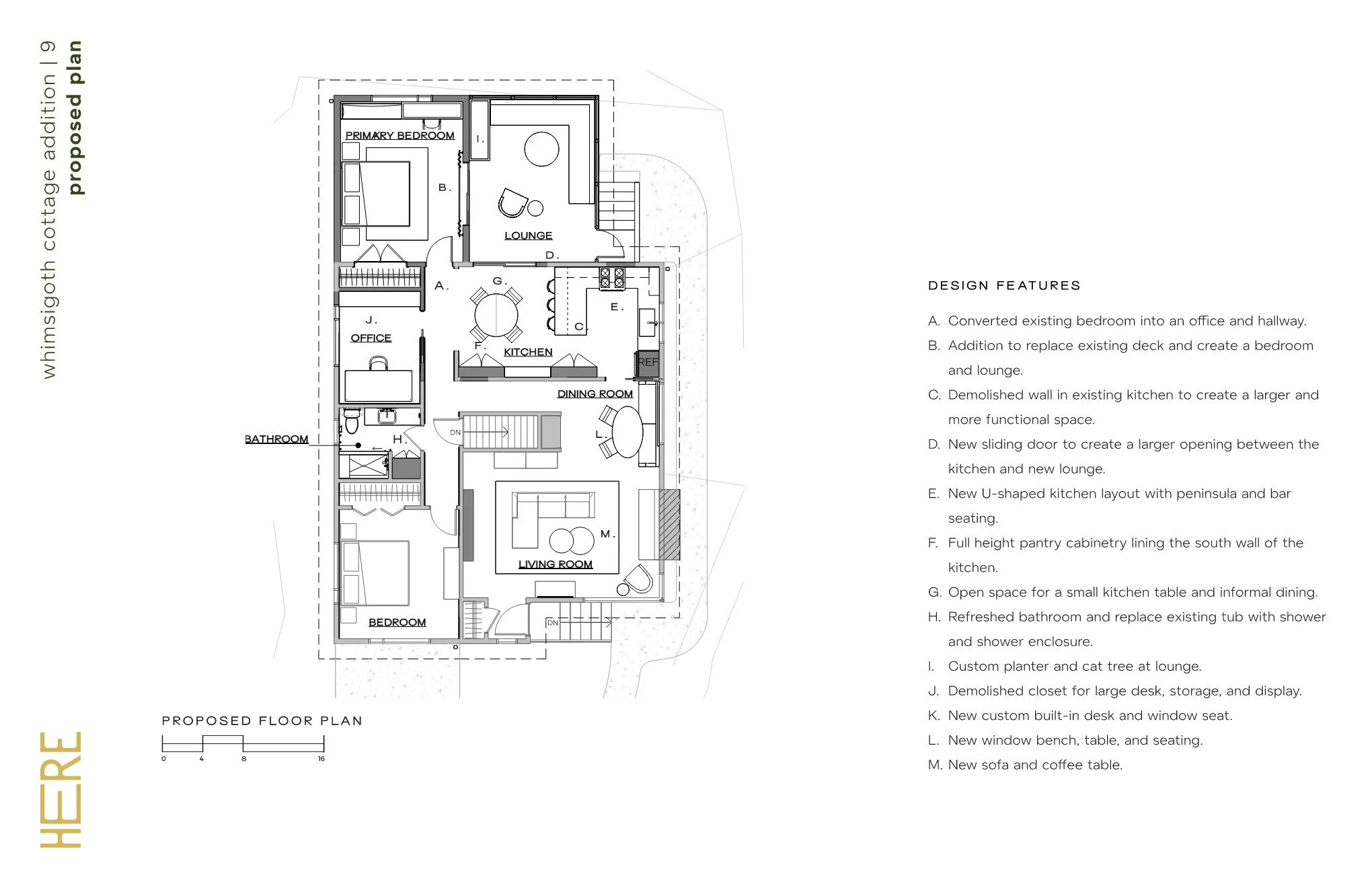 Whimsigoth Cottage Addition - Proposed Floor Plan