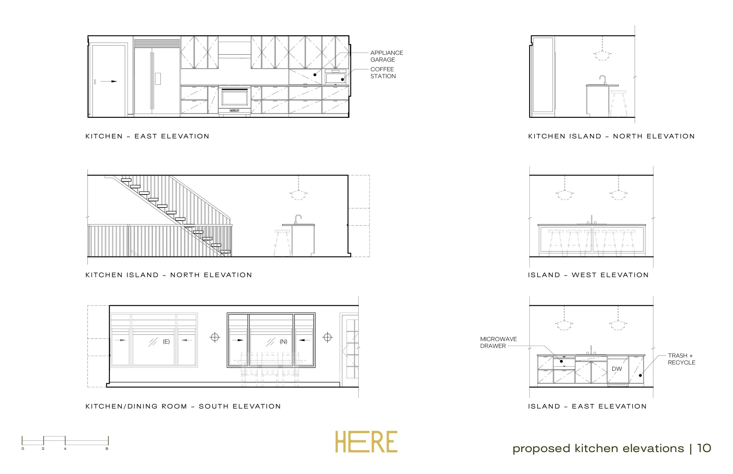 Proposed Kitchen Elevations