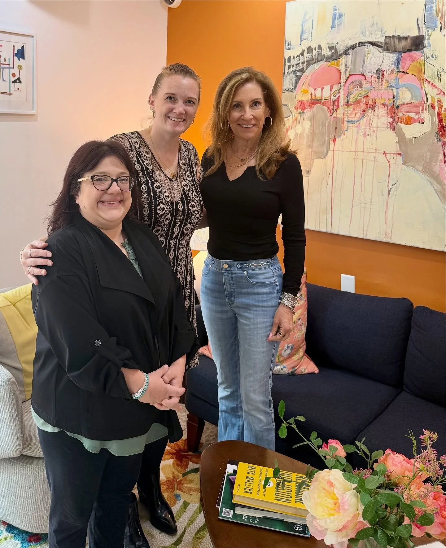 B.I.G. member @la_buffera and I listened to B.I.G member maggiebrookes give a riveting presentation this morning at @thecoconj on social media advertising. This gal knows her stuff!

I love the synergy between these groups, and the way our women alwa