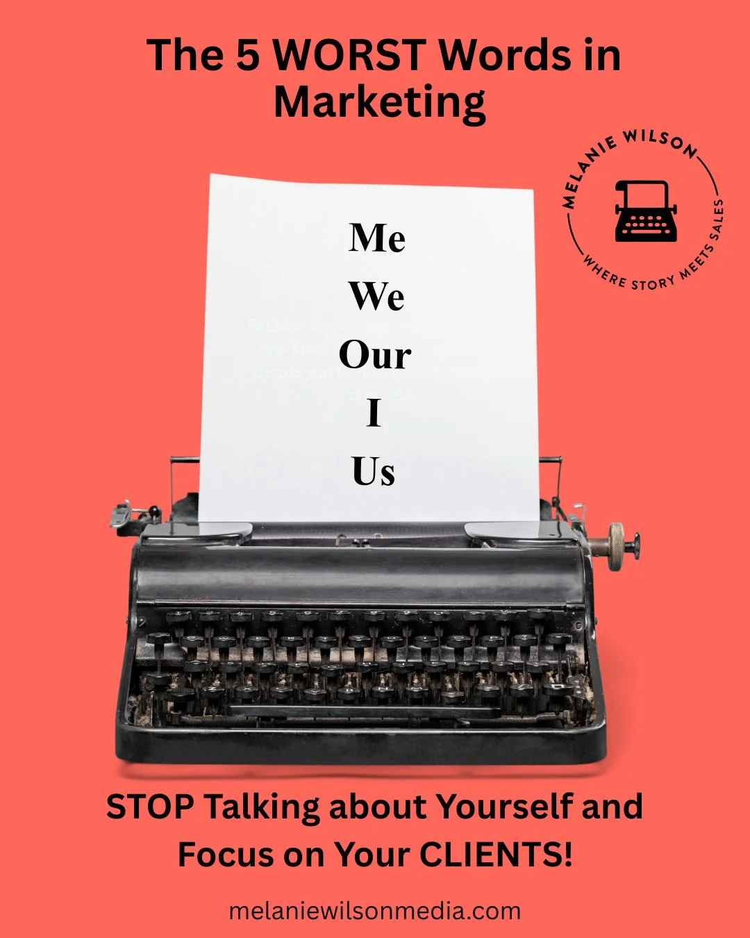 Yesterday I received a beautiful newsletter from a woman I know. It had lovely photos, great color, and a professional design. 

Worst thing I ever read.

So what was the problem? 

It was all about HER and HER BUSINESS and not a word about what she 